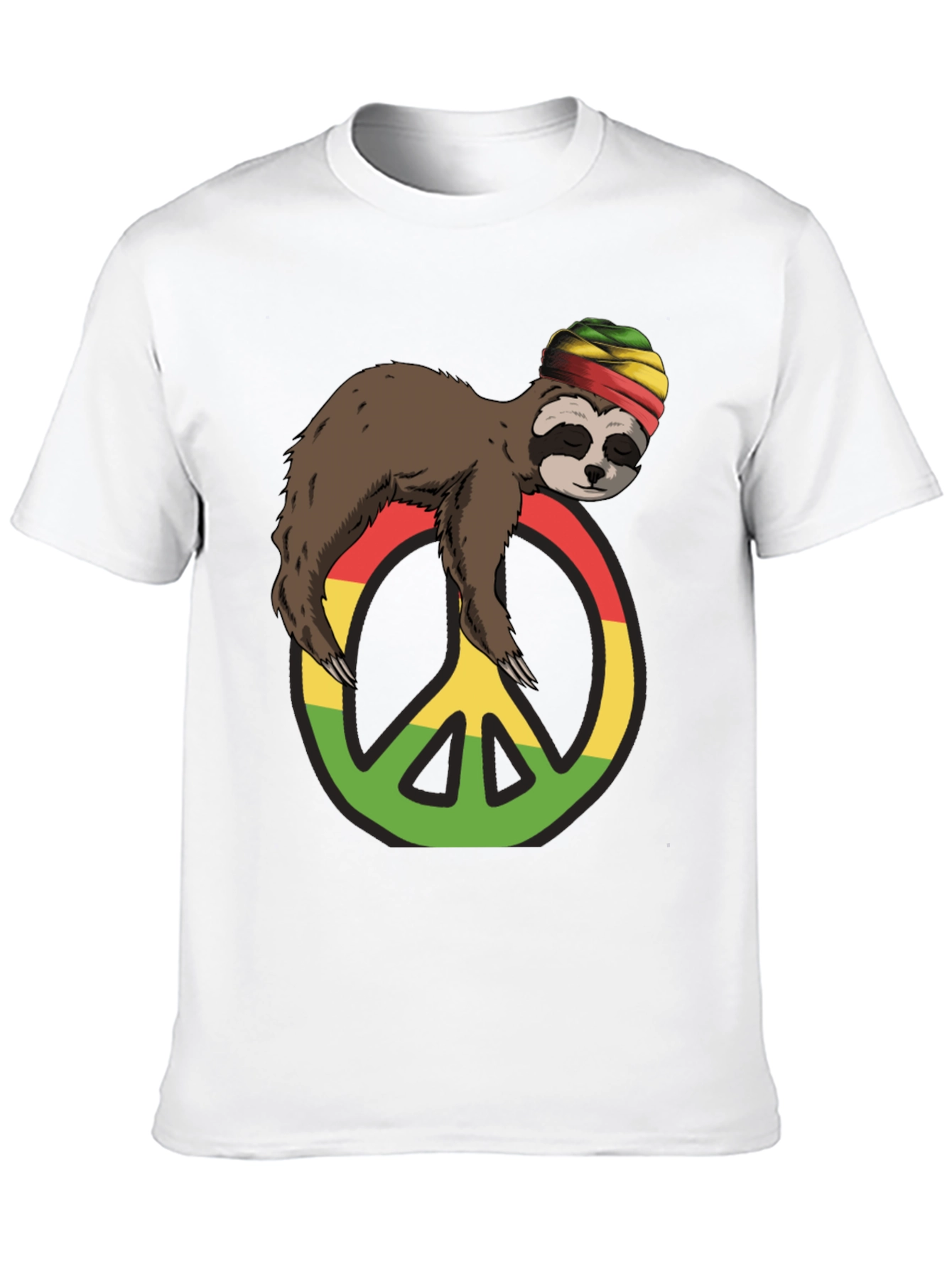 Peace Sloth Rastafarian Shirt