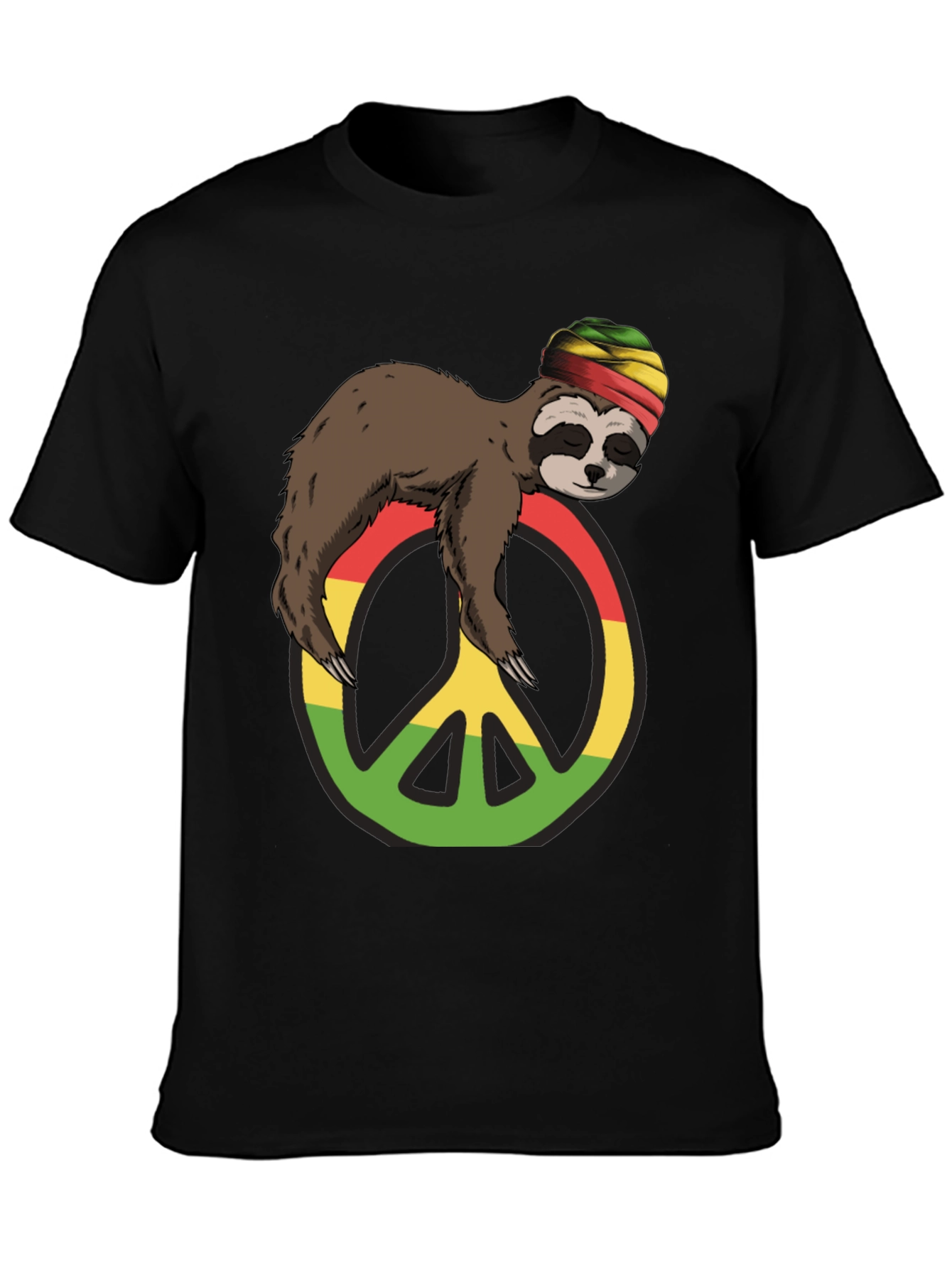 Peace Sloth Rastafarian Shirt
