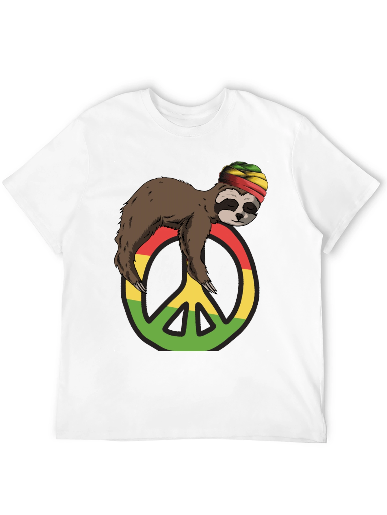 Peace Sloth Rastafarian Shirt