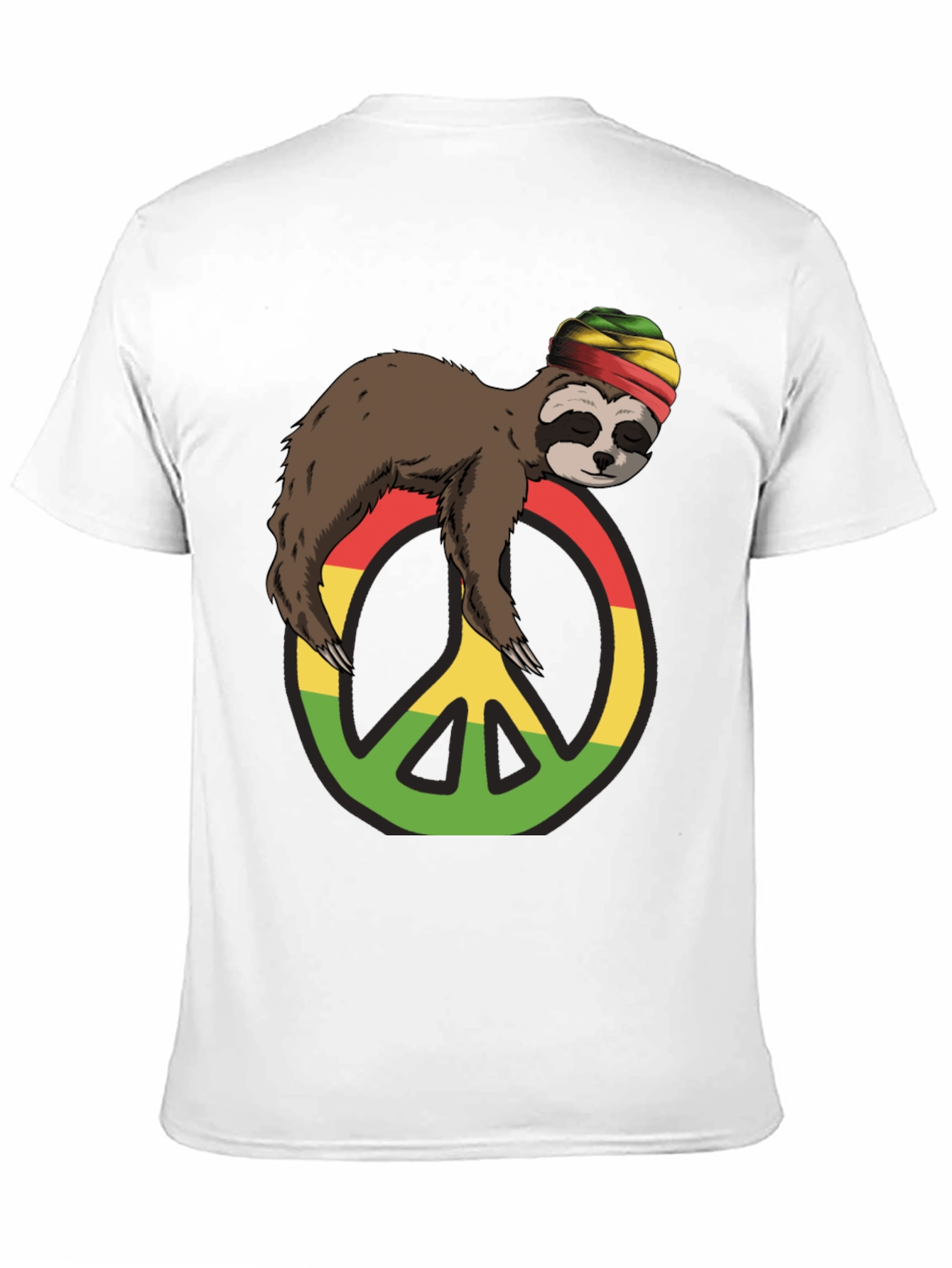 Peace Sloth Rastafarian Shirt