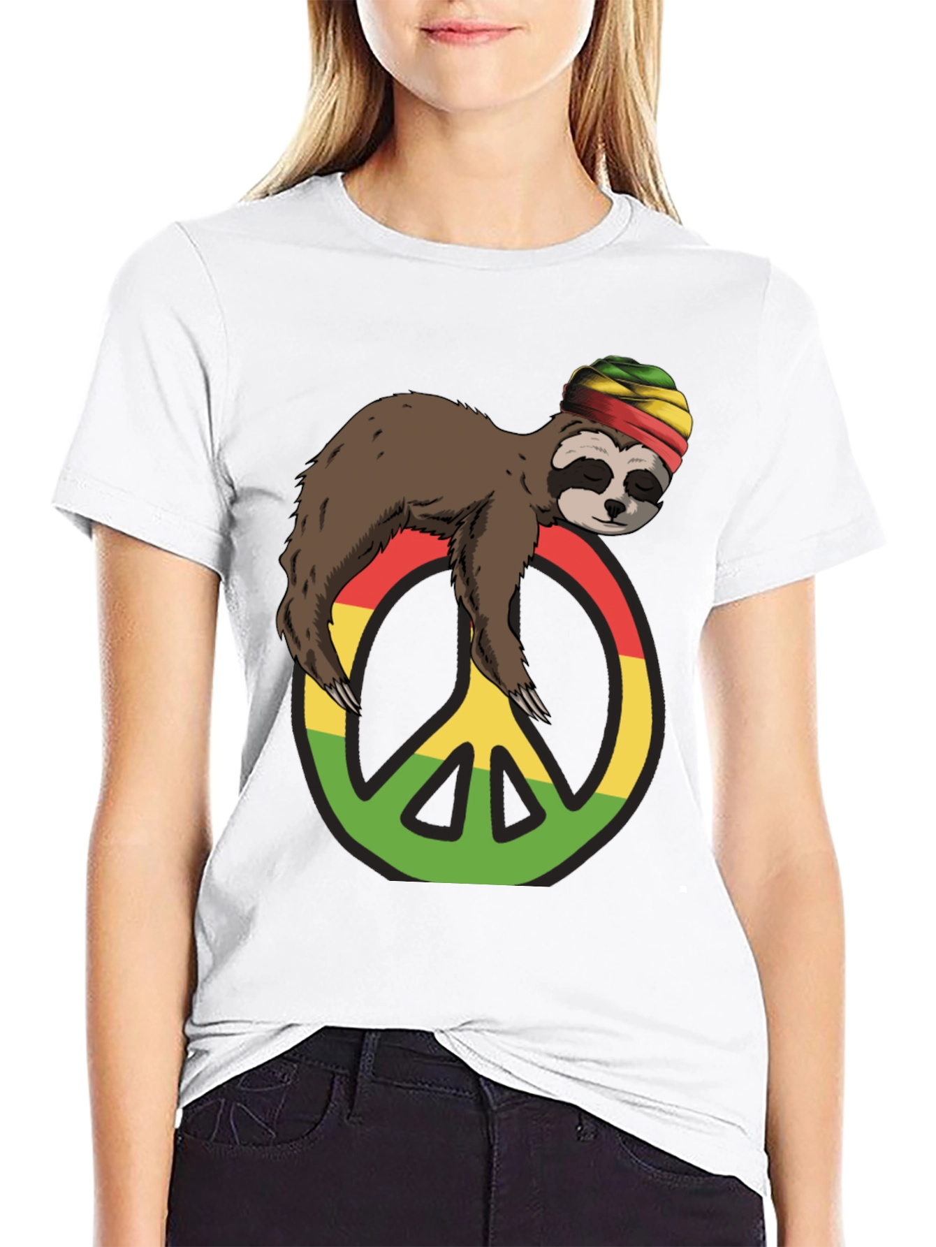 Peace Sloth Rastafarian Shirt