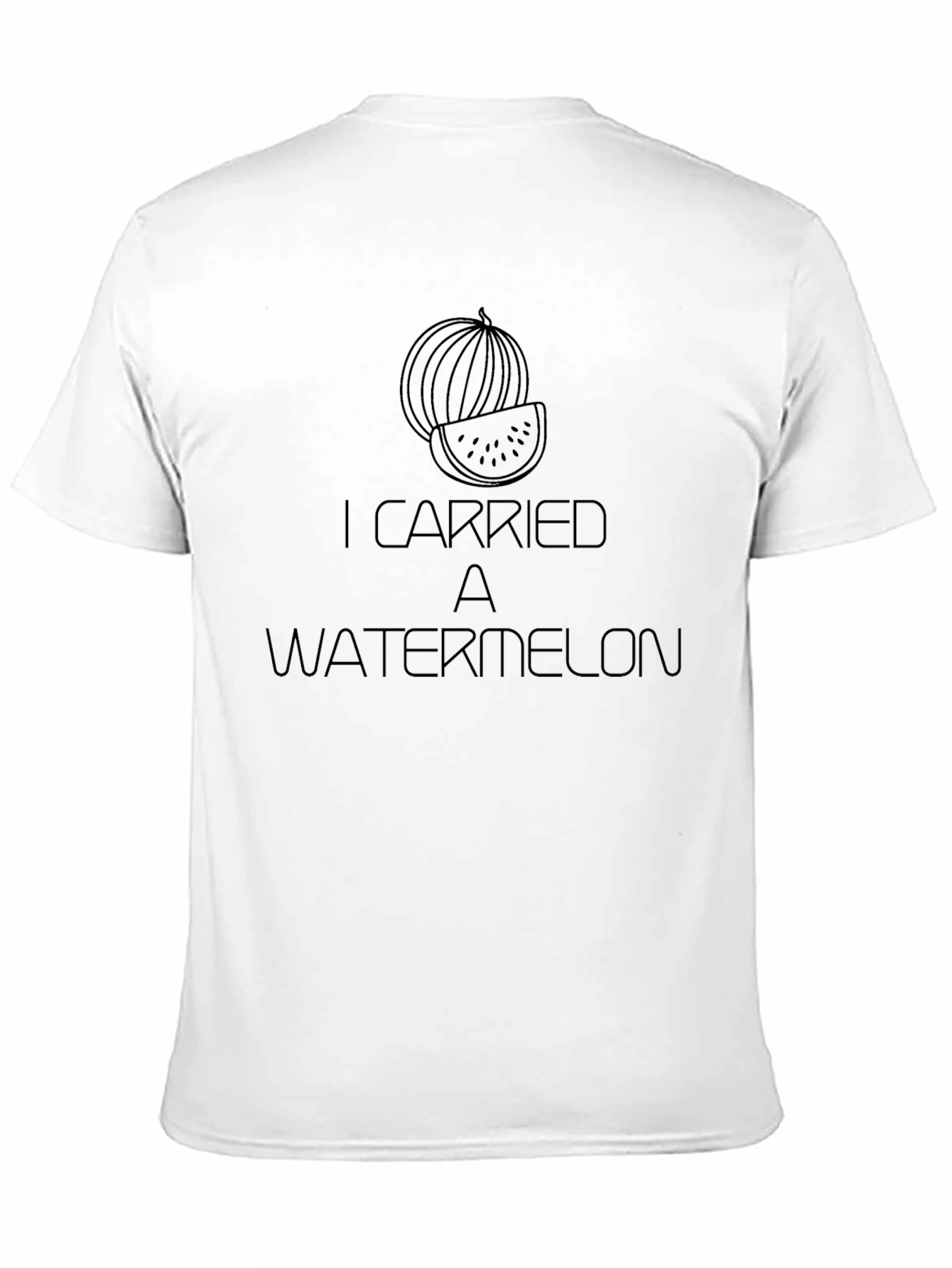 I Carried A Watermelon Black Graphic Tee