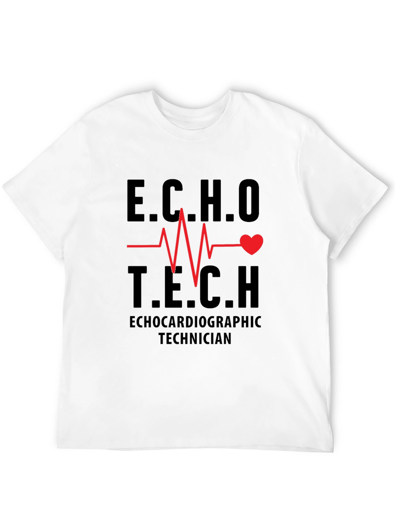 ECHO Tech T-Shirt - Cardiac Technician Tee