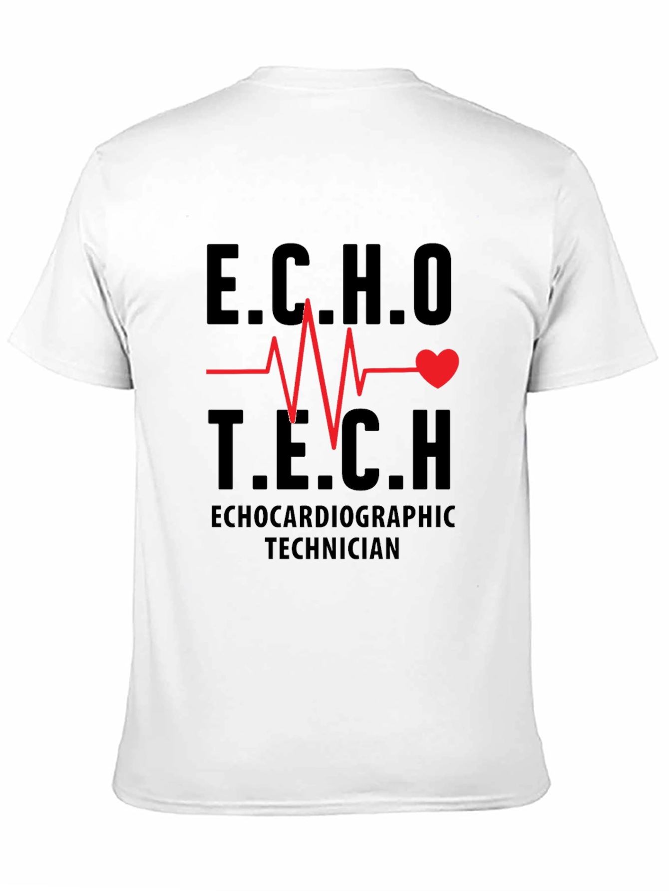 ECHO Tech T-Shirt - Cardiac Technician Tee