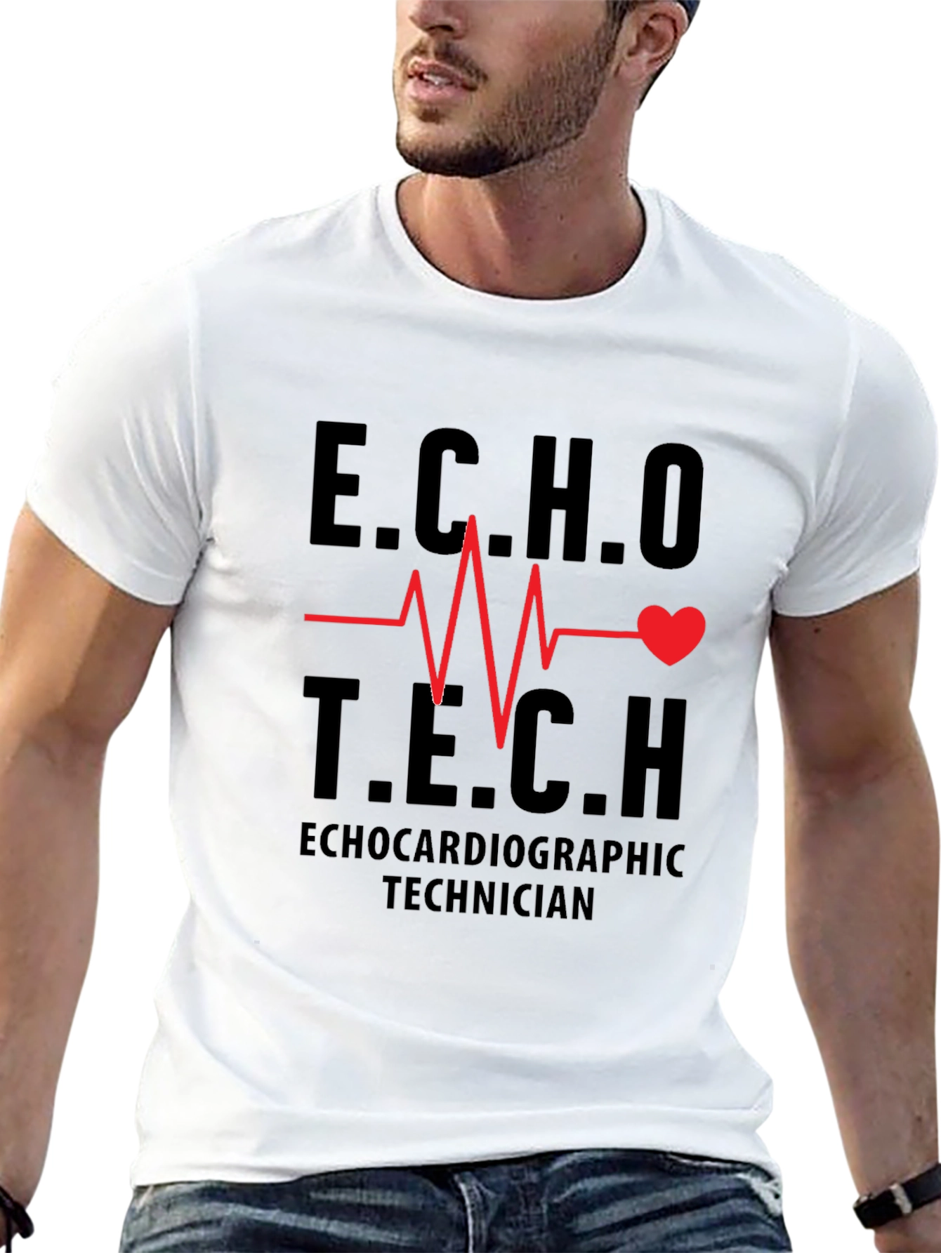 ECHO Tech T-Shirt - Cardiac Technician Tee