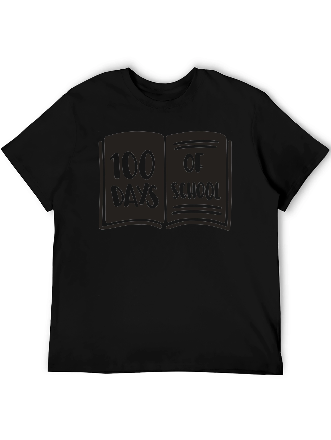 100 Days of School Book Graphic T-Shirt