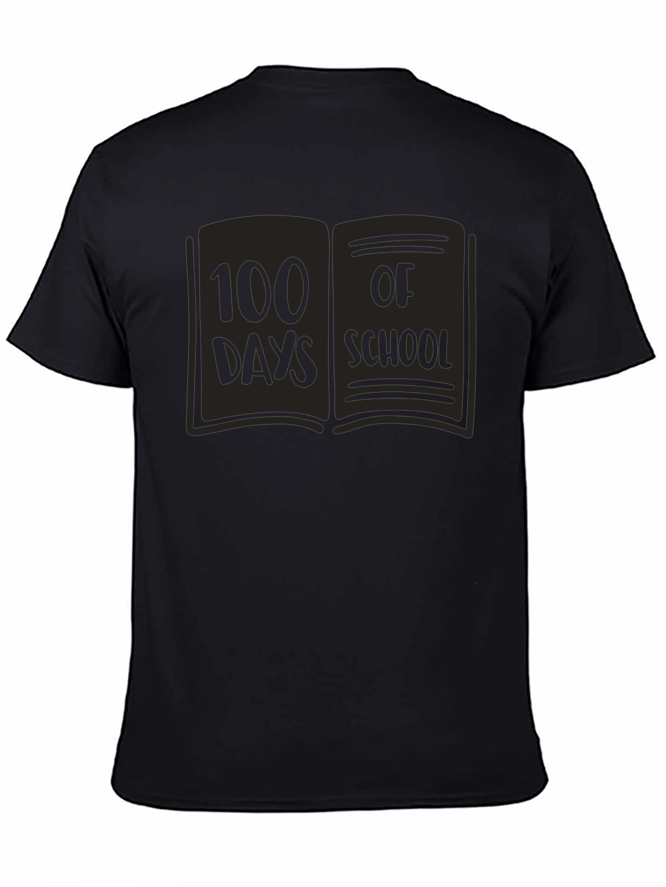 100 Days of School Book Graphic T-Shirt