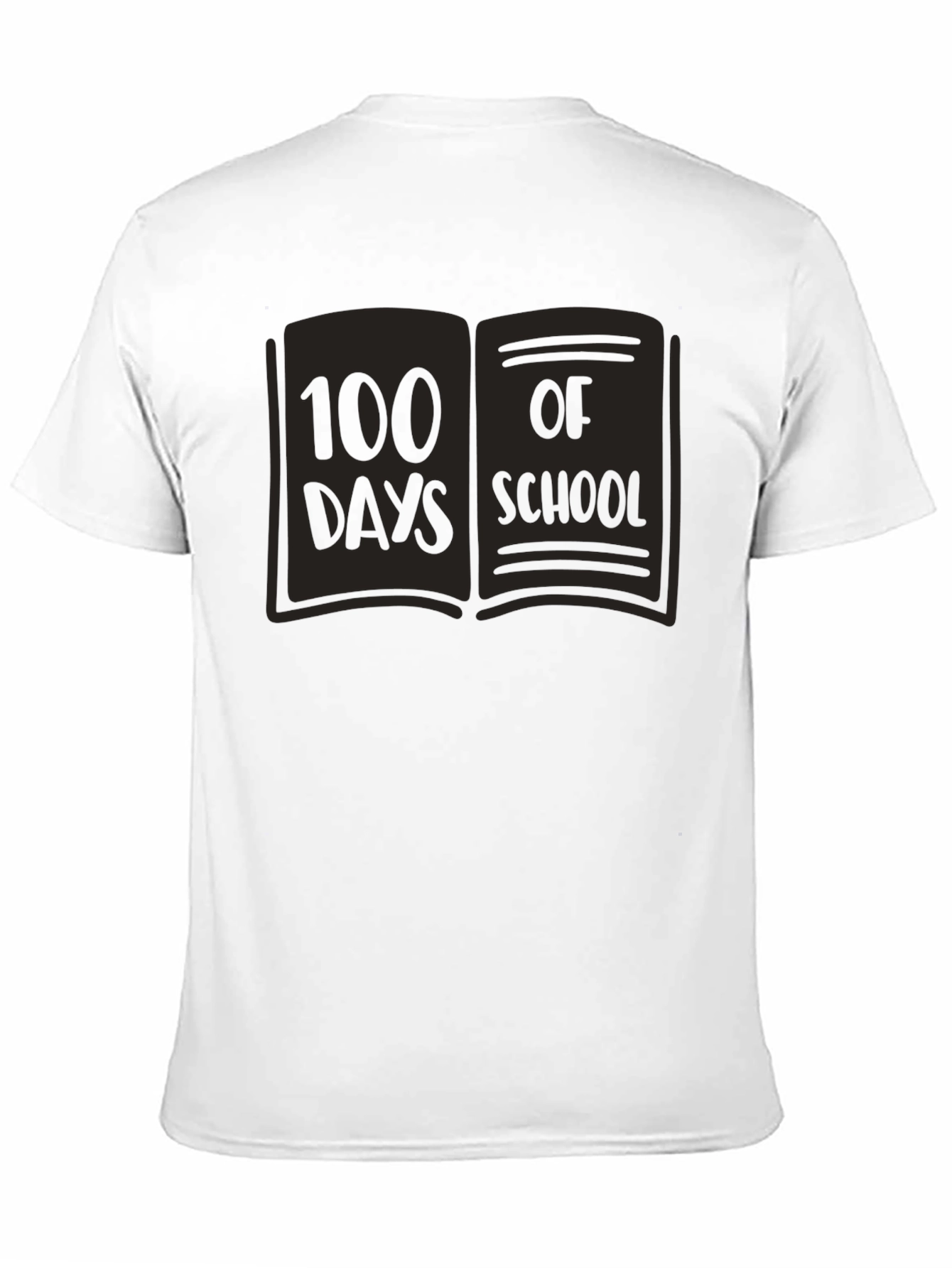 100 Days of School Book Graphic T-Shirt