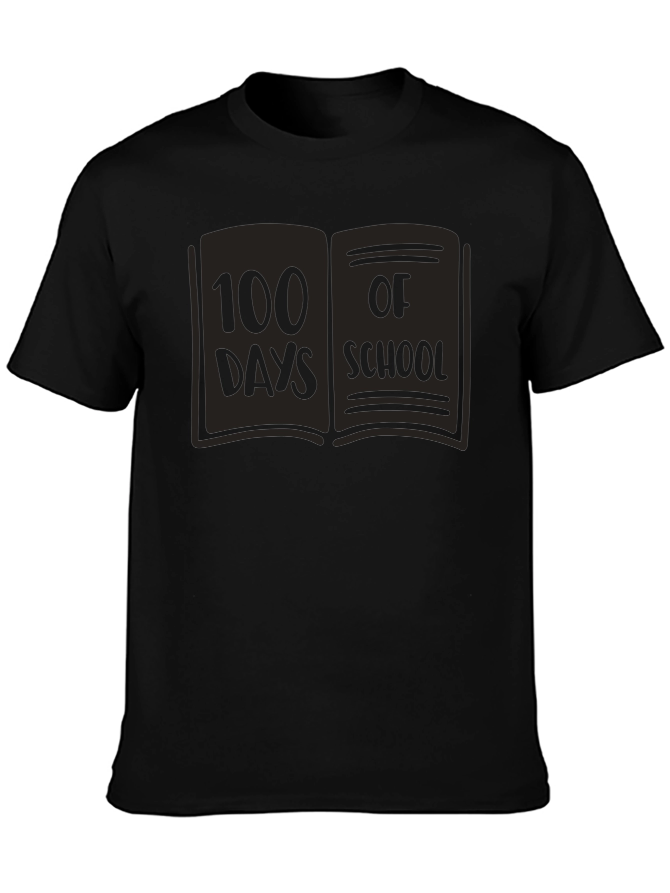100 Days of School Book Graphic T-Shirt