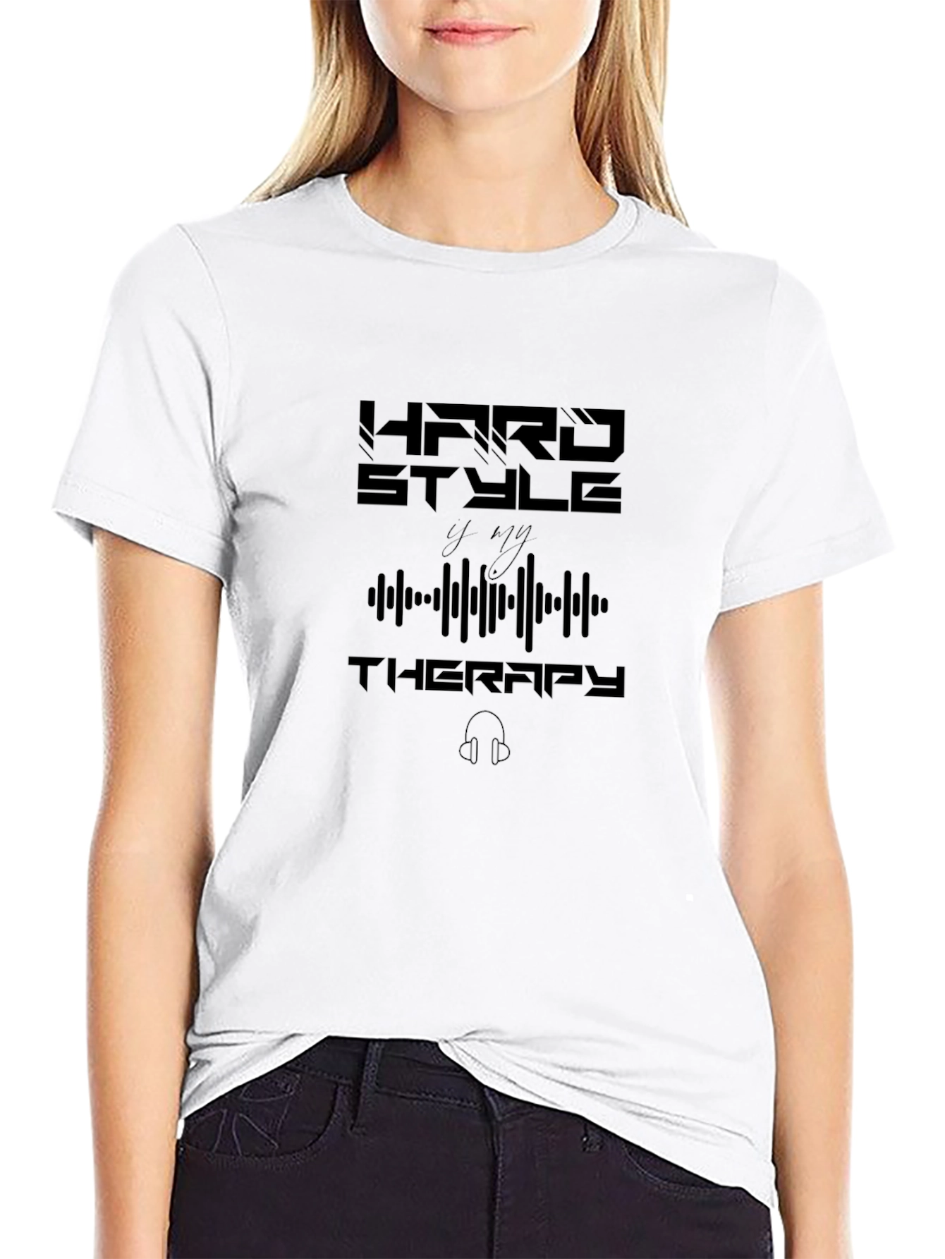 Hardstyle Therapy T-Shirt - Black Graphic Tee