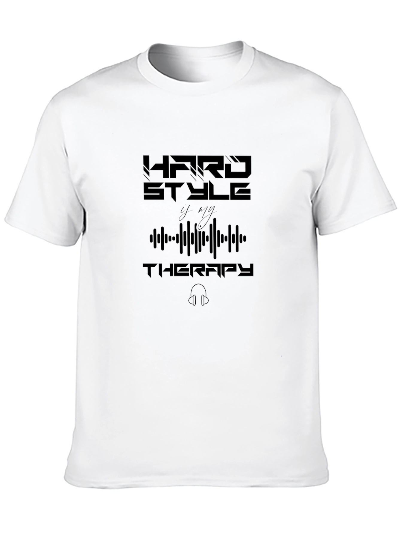 Hardstyle Therapy T-Shirt - Black Graphic Tee