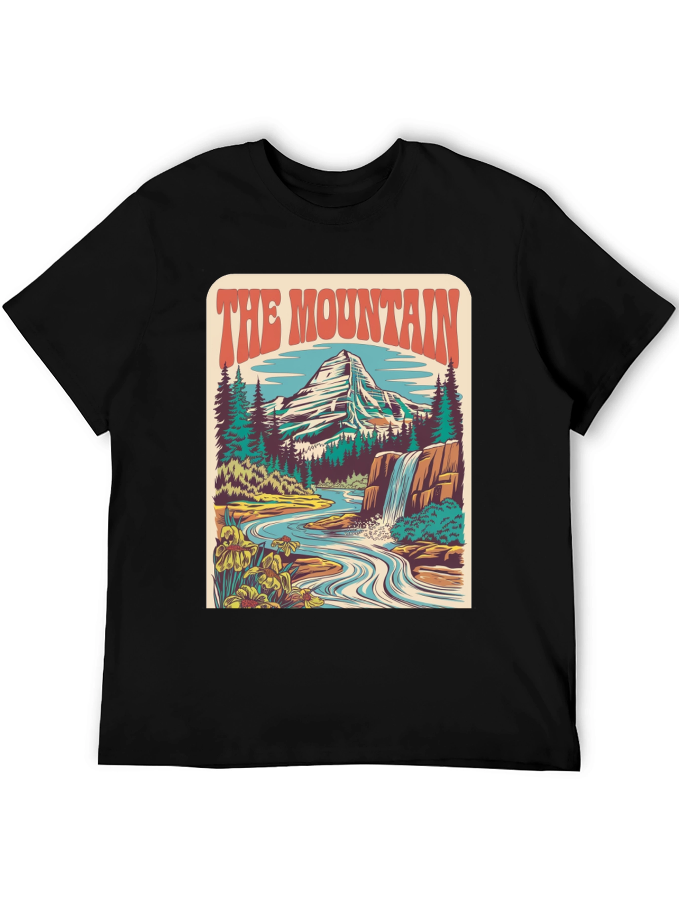 The Mountain Graphic Tee - Nature Lovers T-Shirt
