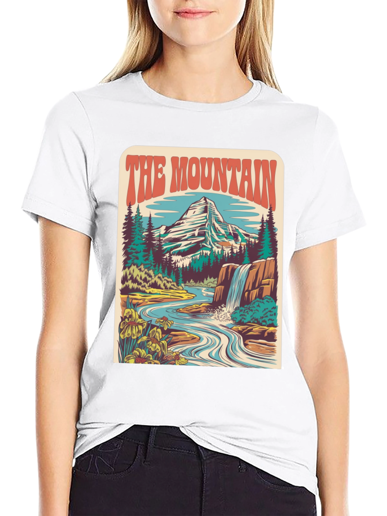 The Mountain Graphic Tee - Nature Lovers T-Shirt