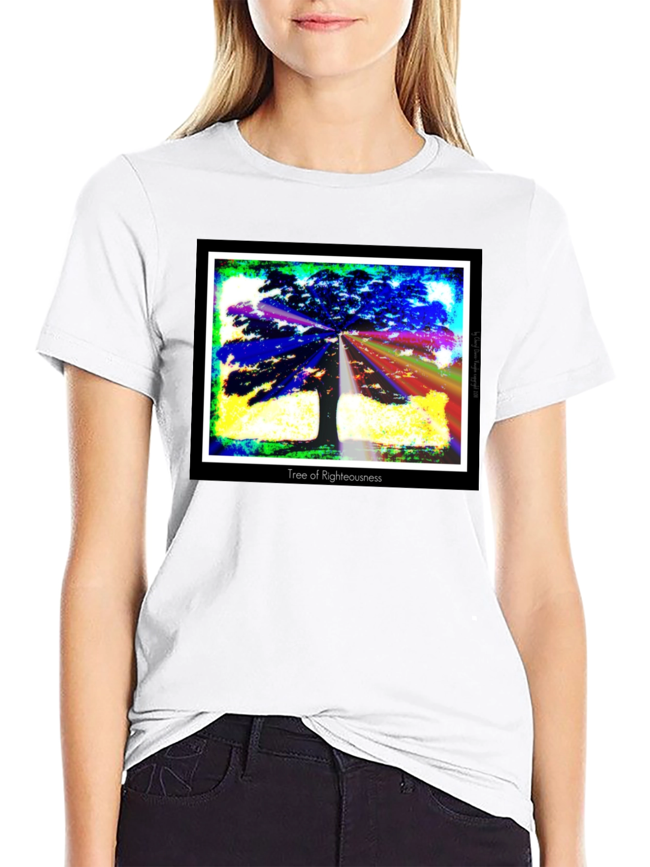 Tree of Righteousness Black T-Shirt