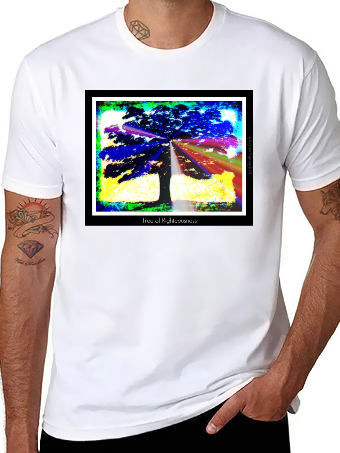 Tree of Righteousness Black T-Shirt