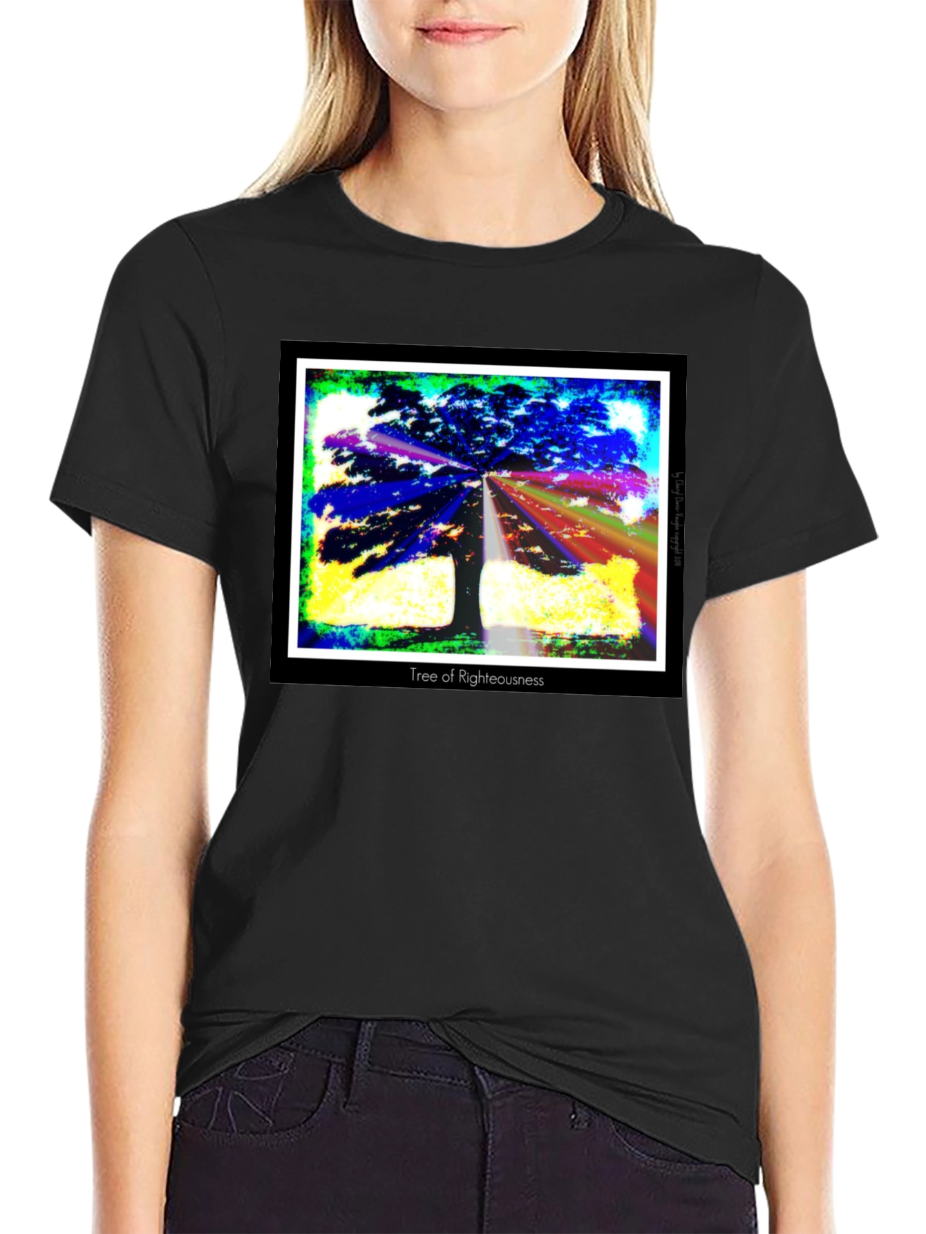Tree of Righteousness Black T-Shirt