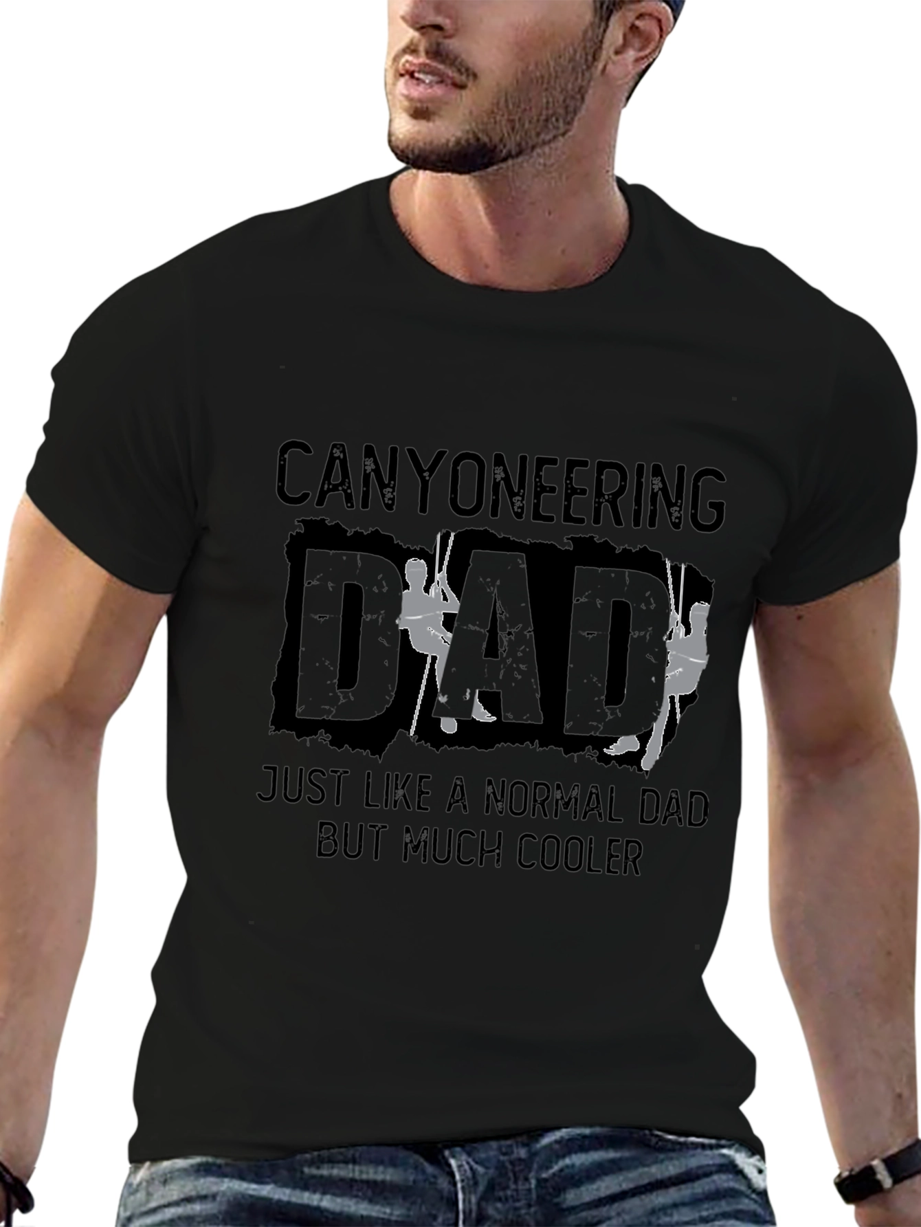 Canyoneering Dad T-Shirt - Cool Adventure Design