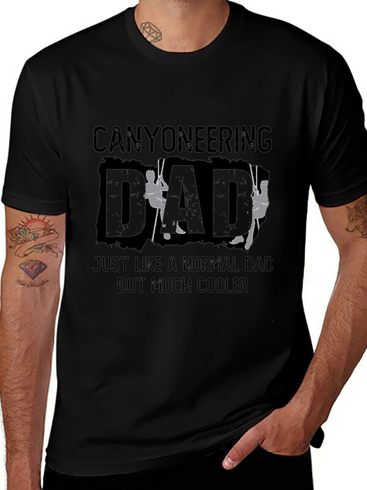 Canyoneering Dad T-Shirt - Cool Adventure Design