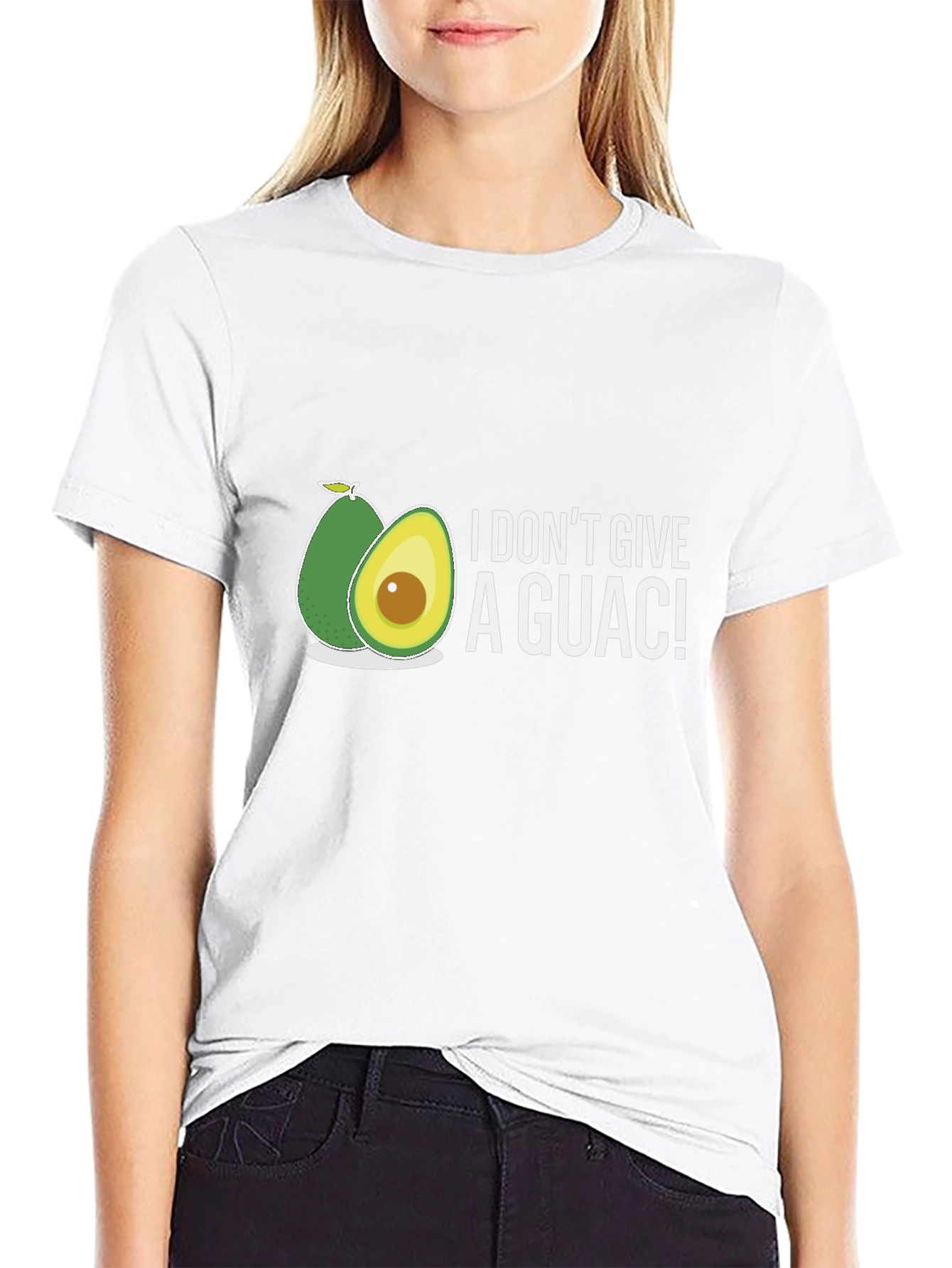 I Dont Give A Guac! Funny Avocado Graphic T-Shirt