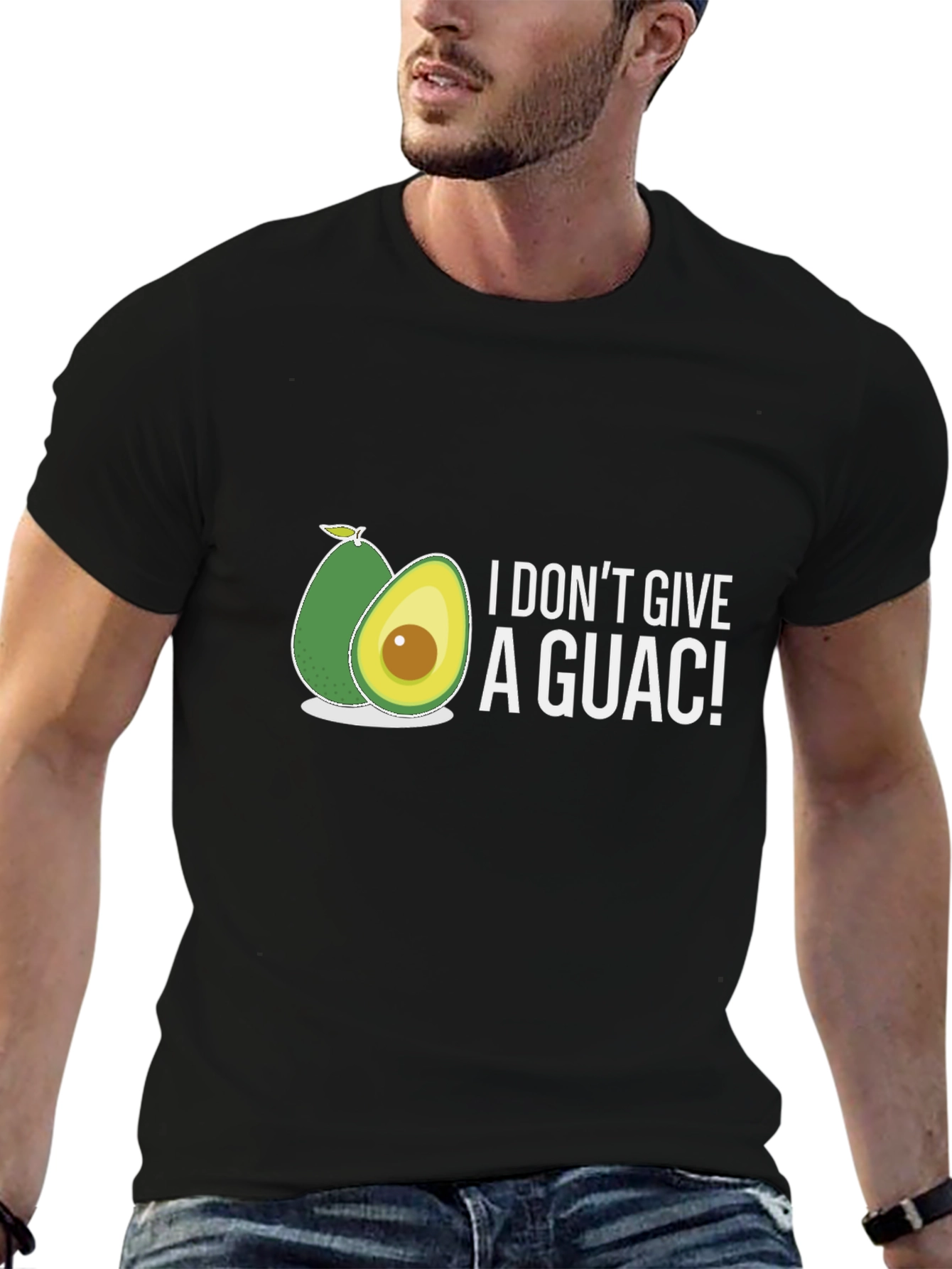 I Dont Give A Guac! Funny Avocado Graphic T-Shirt