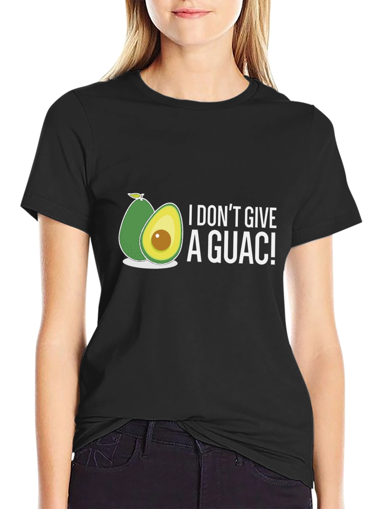 I Dont Give A Guac! Funny Avocado Graphic T-Shirt