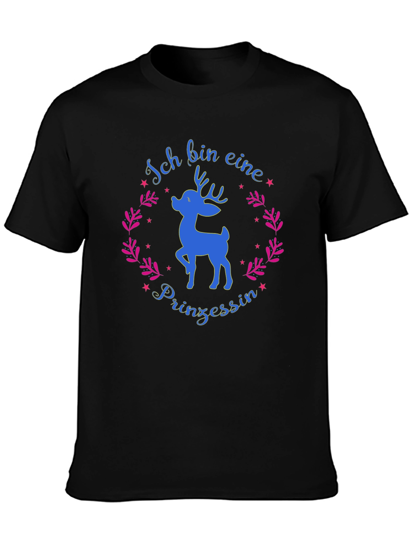Ich Bin Eine Prinzessin T-Shirt - Deer Princess Tee