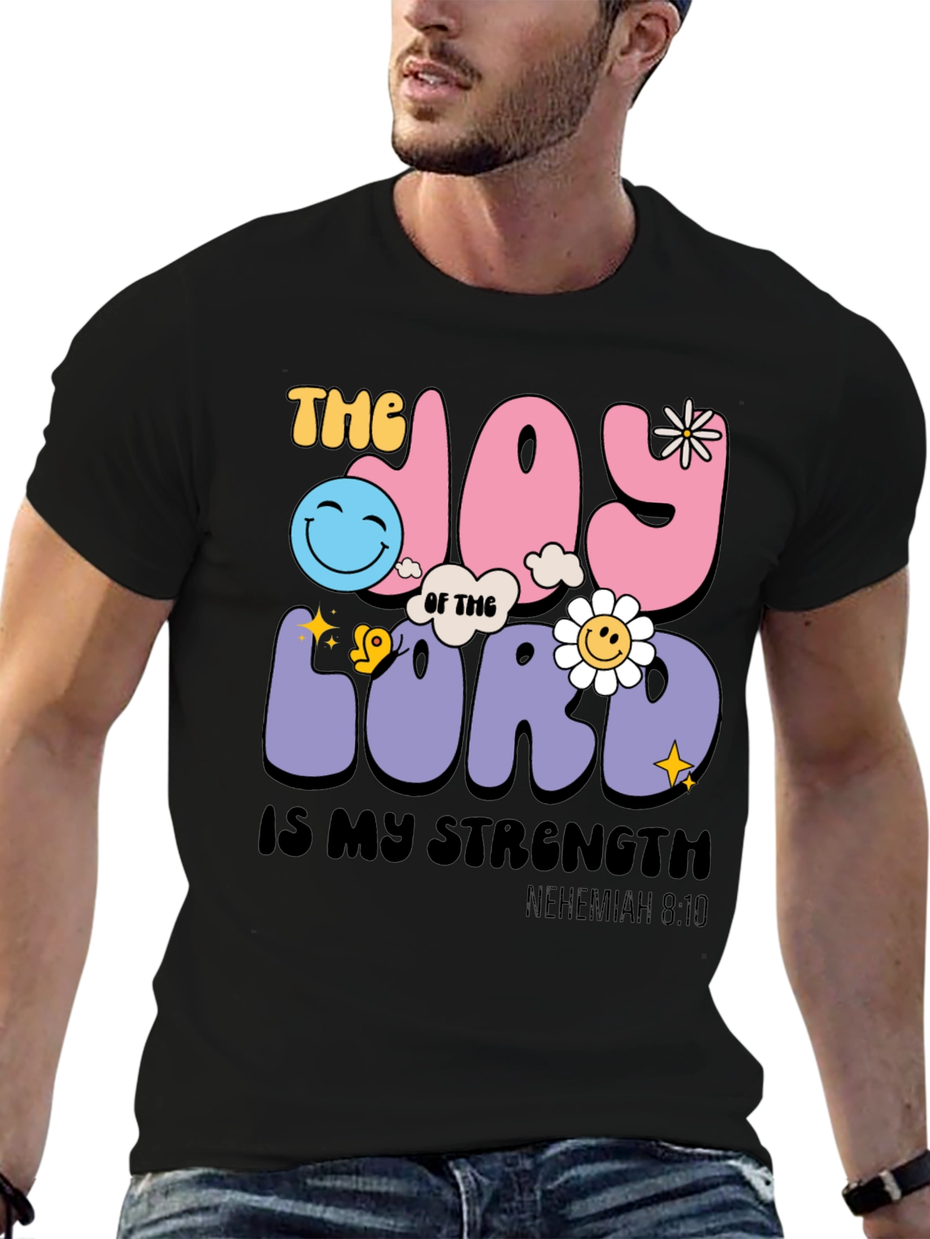 Joy of the Lord Christian Graphic Tee