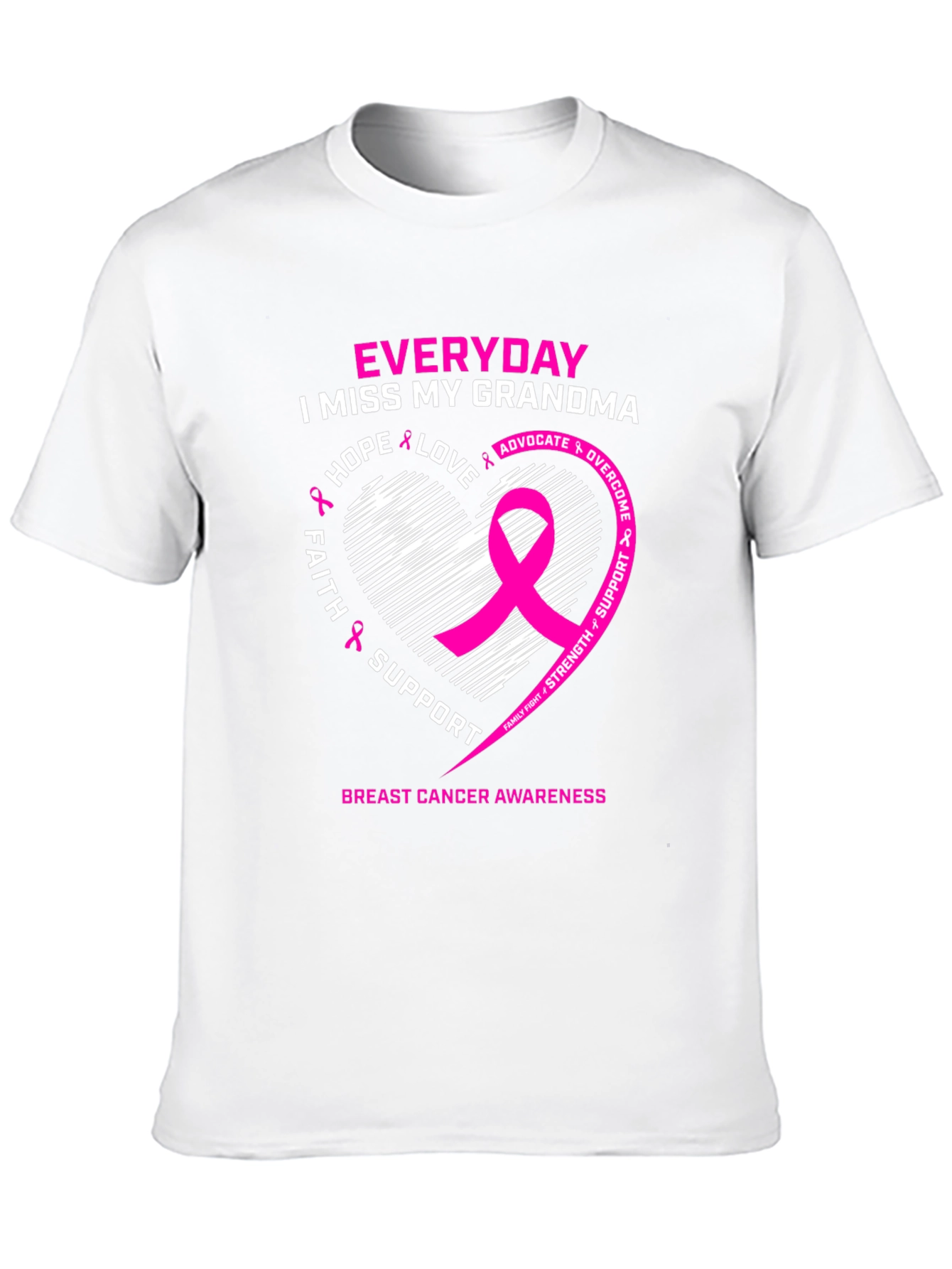 Breast Cancer Awareness I Miss My Grandma T-Shirt