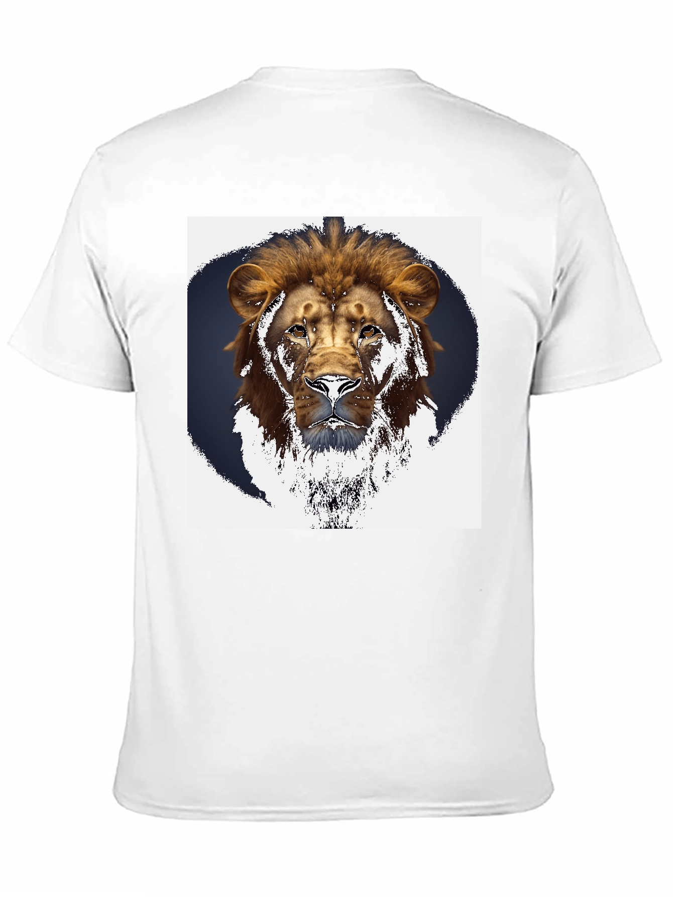 Lion Graphic Black T-Shirt - Bold Animal Print