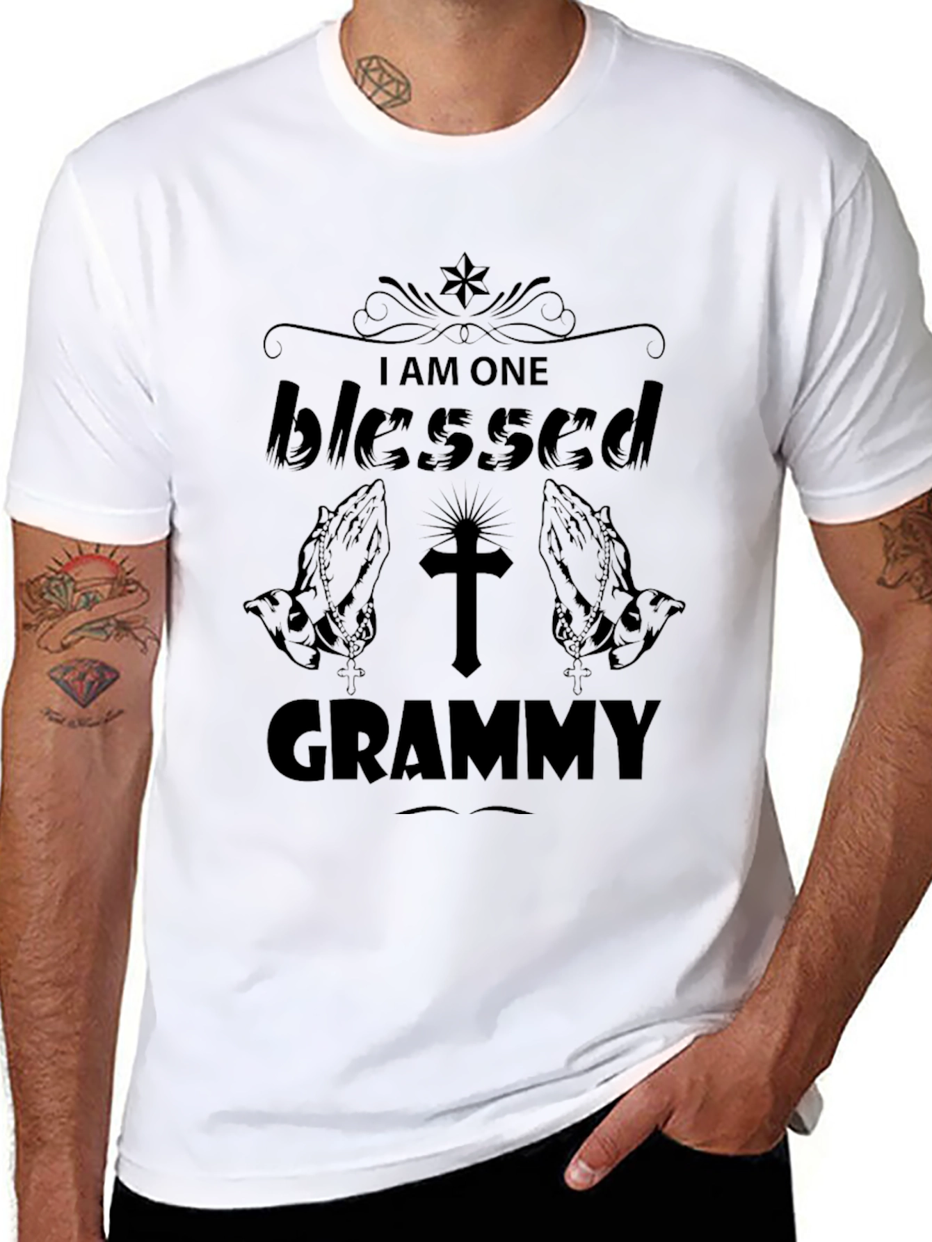 Blessed Grammy T-Shirt - Christian Grandma Tee