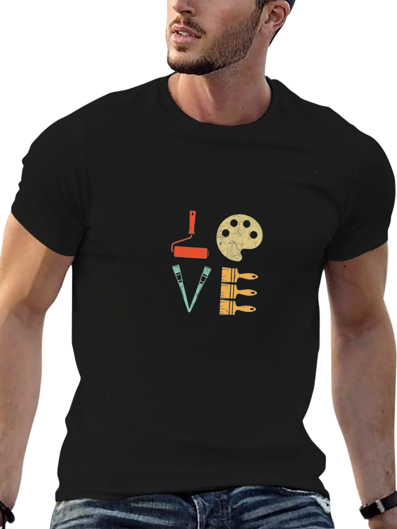 Painter Love T-Shirt - Artistic Design