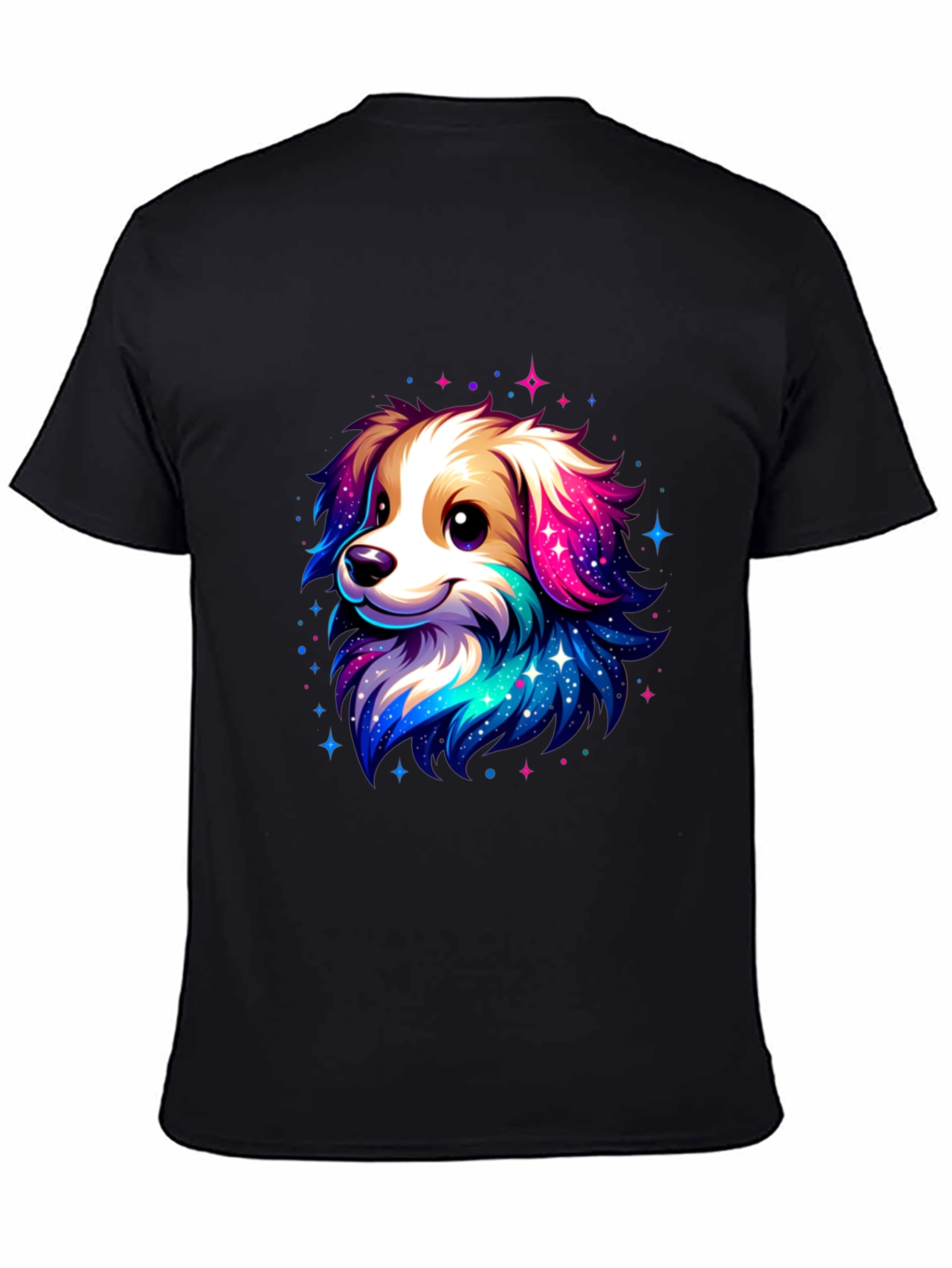 Cute Space Dog Graphic T-Shirt