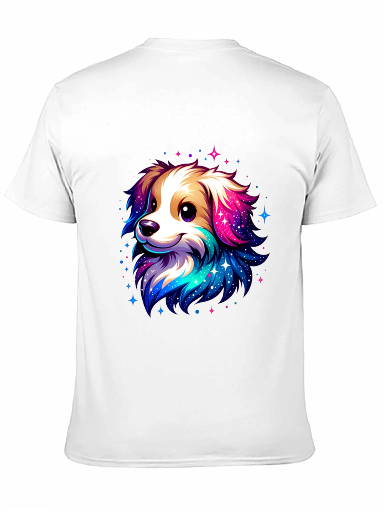 Cute Space Dog Graphic T-Shirt