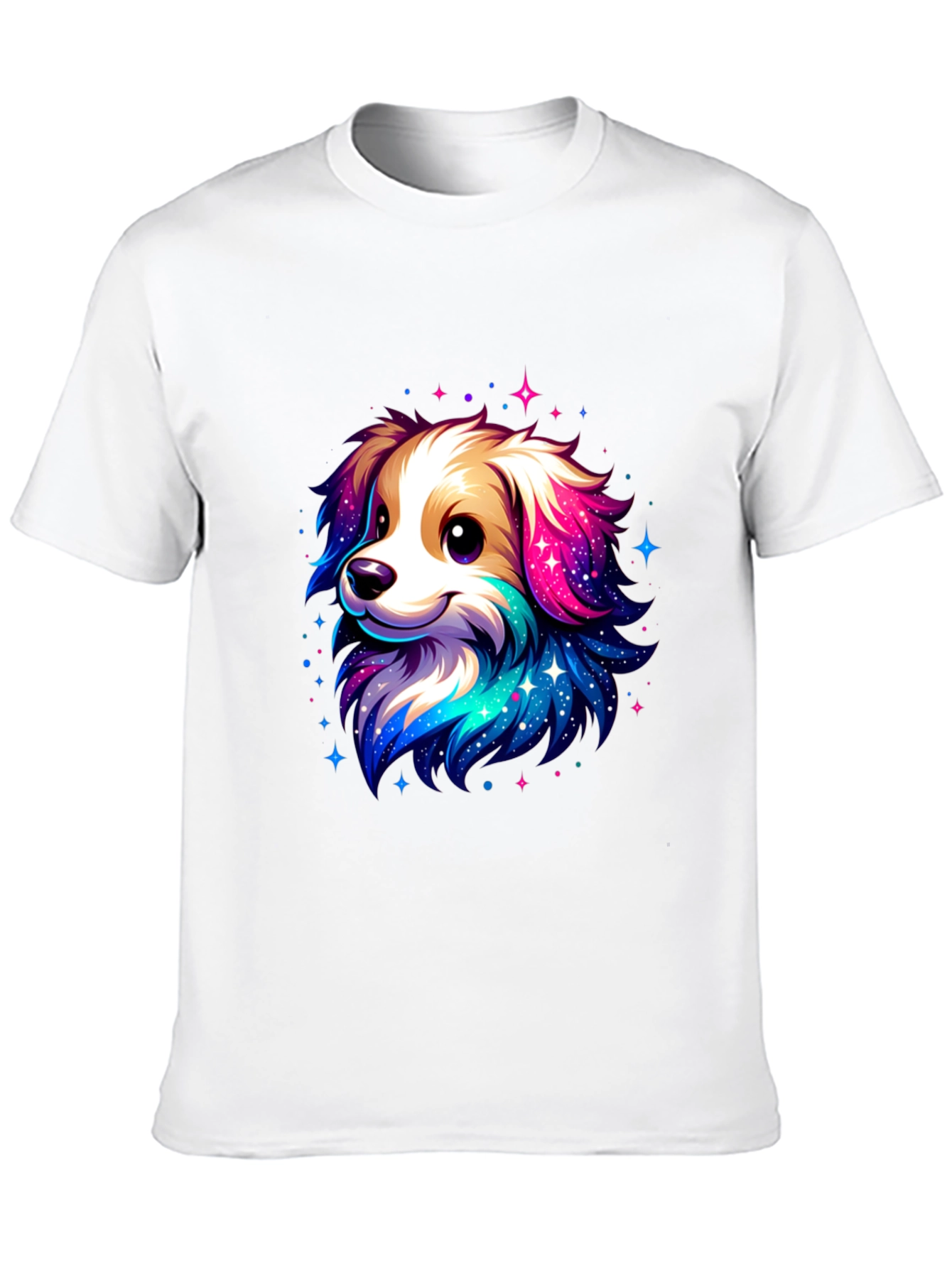 Cute Space Dog Graphic T-Shirt