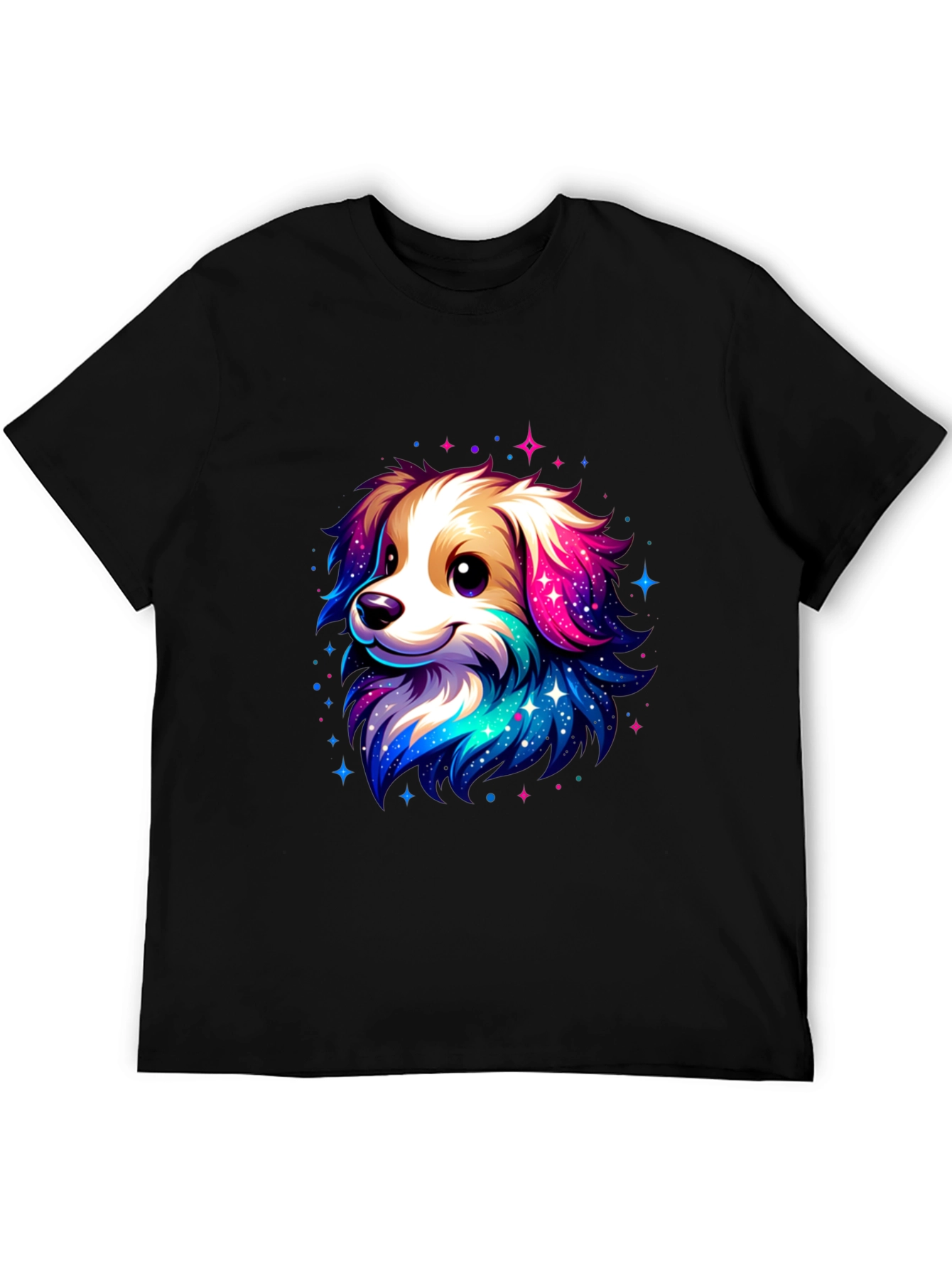 Cute Space Dog Graphic T-Shirt