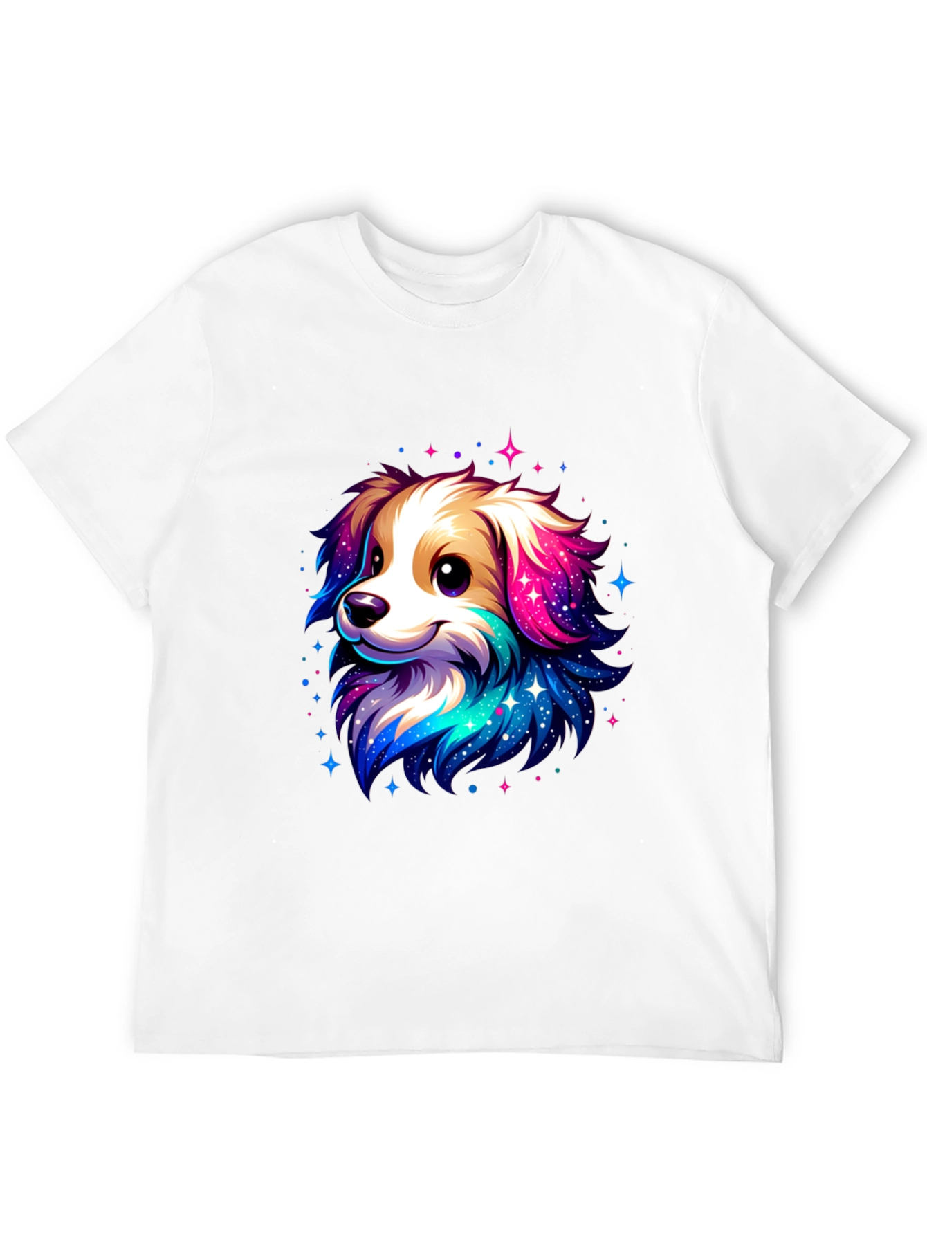 Cute Space Dog Graphic T-Shirt