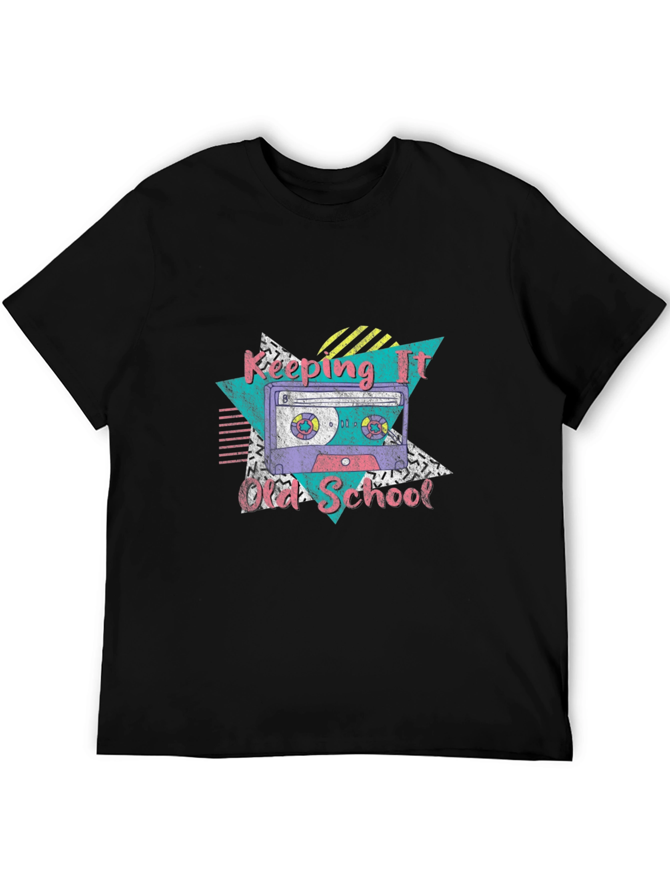 Retro Keeping It Old School Cassette Tape T-Shirt