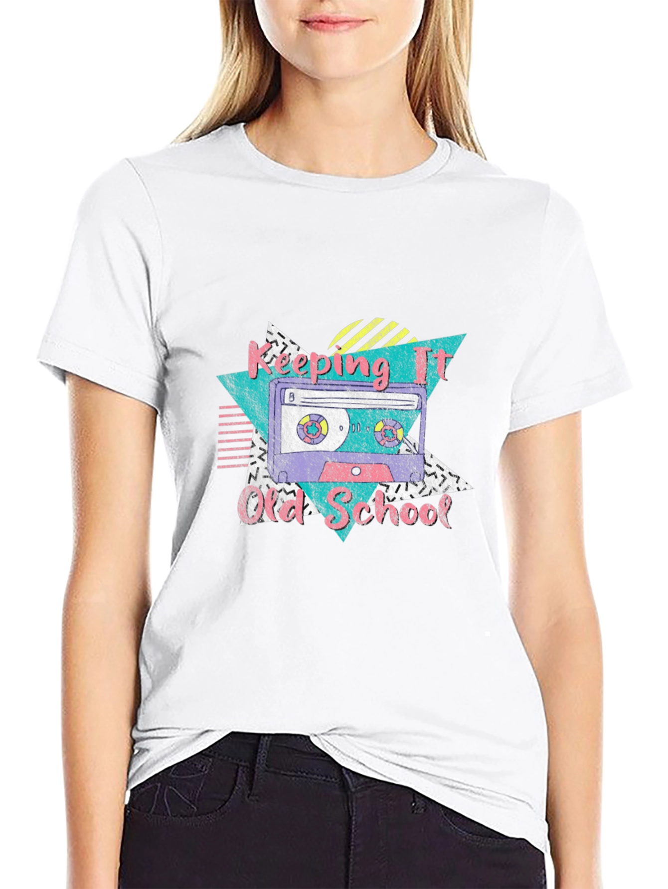Retro Keeping It Old School Cassette Tape T-Shirt