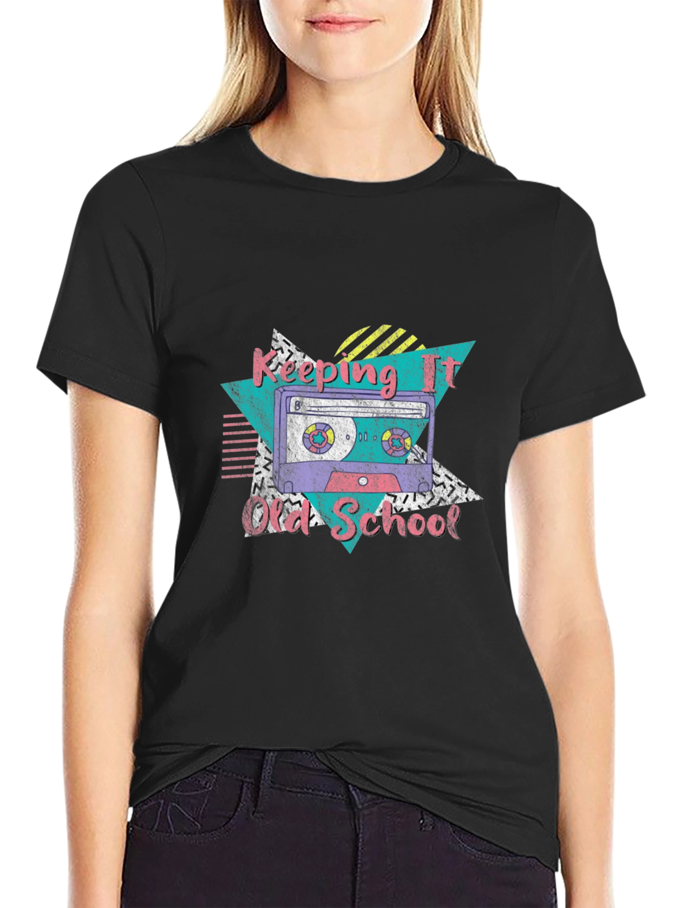 Retro Keeping It Old School Cassette Tape T-Shirt