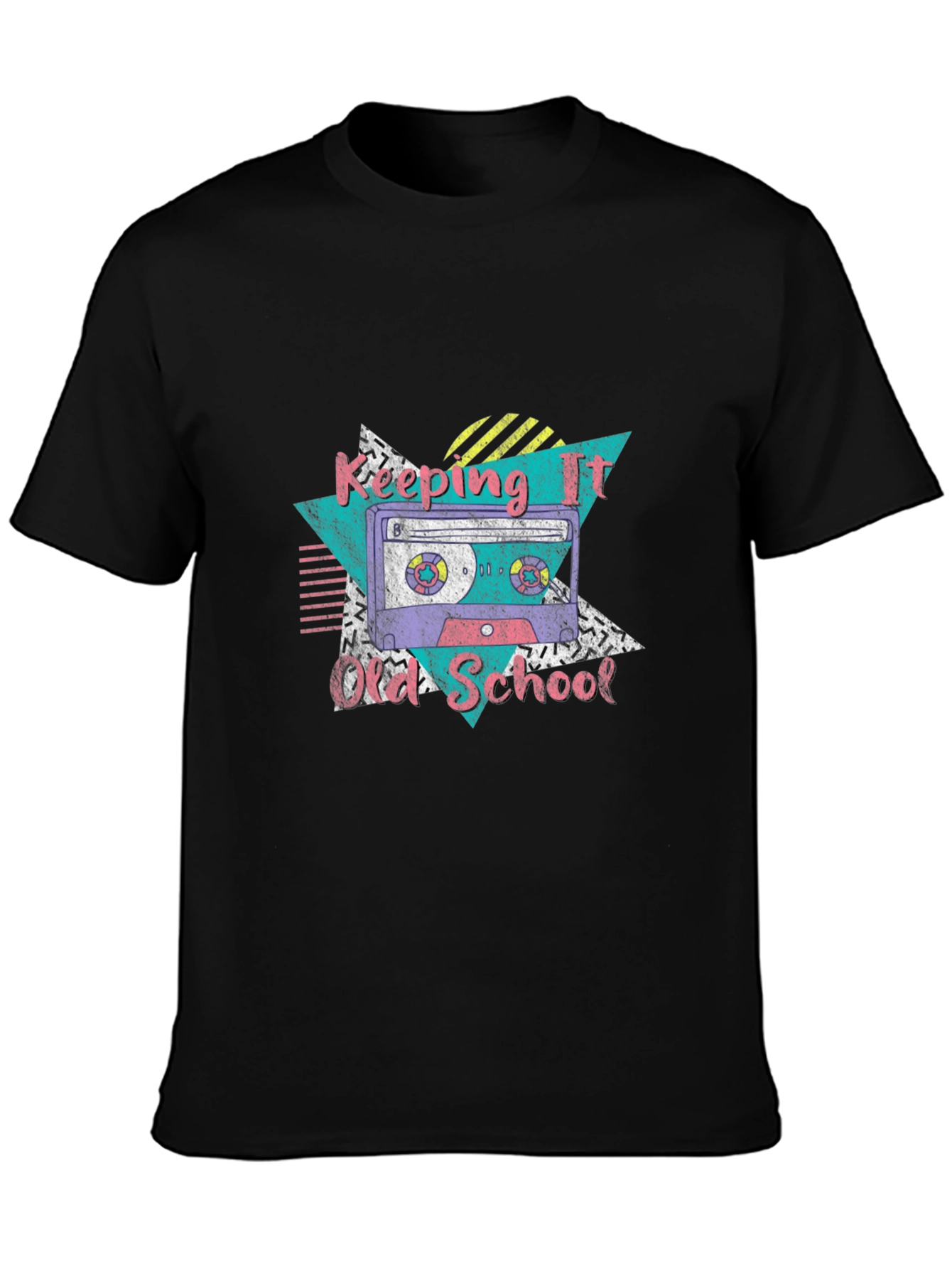 Retro Keeping It Old School Cassette Tape T-Shirt