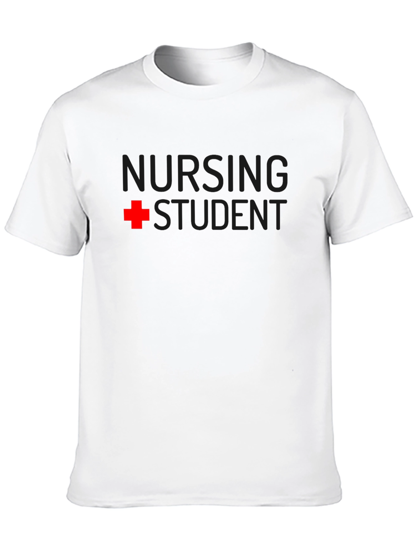 Nursing Student T-Shirt - Black Crew Neck Tee