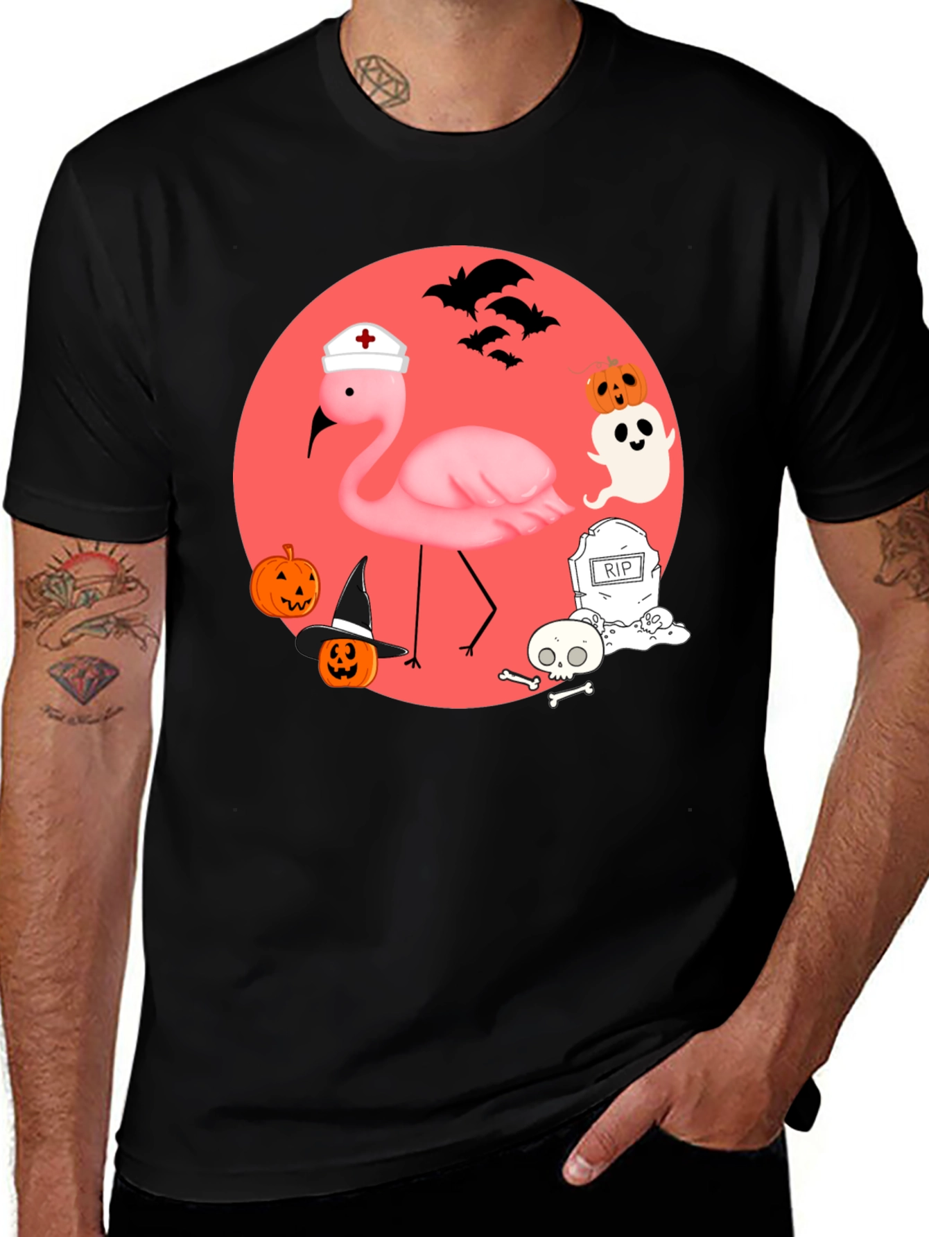 Halloween Flamingo T-Shirt