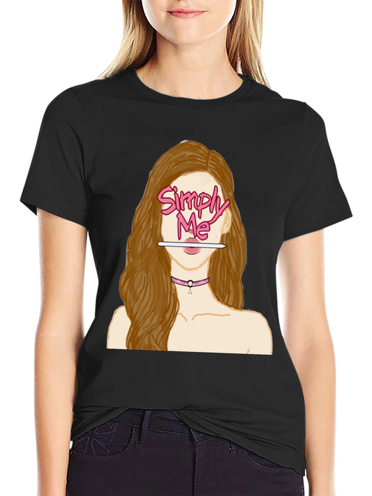 Simply Me Graphic T-Shirt - Black