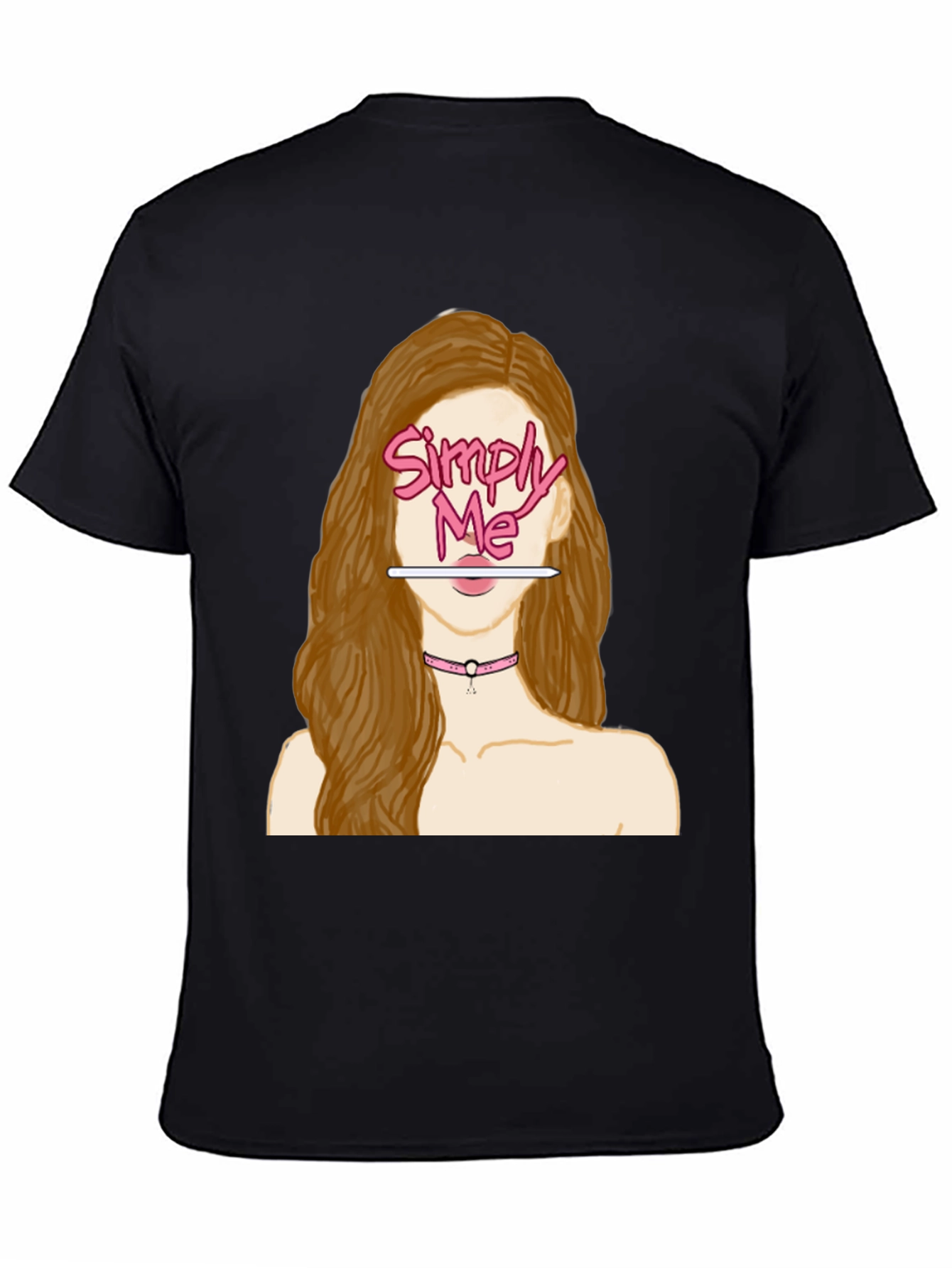 Simply Me Graphic T-Shirt - Black