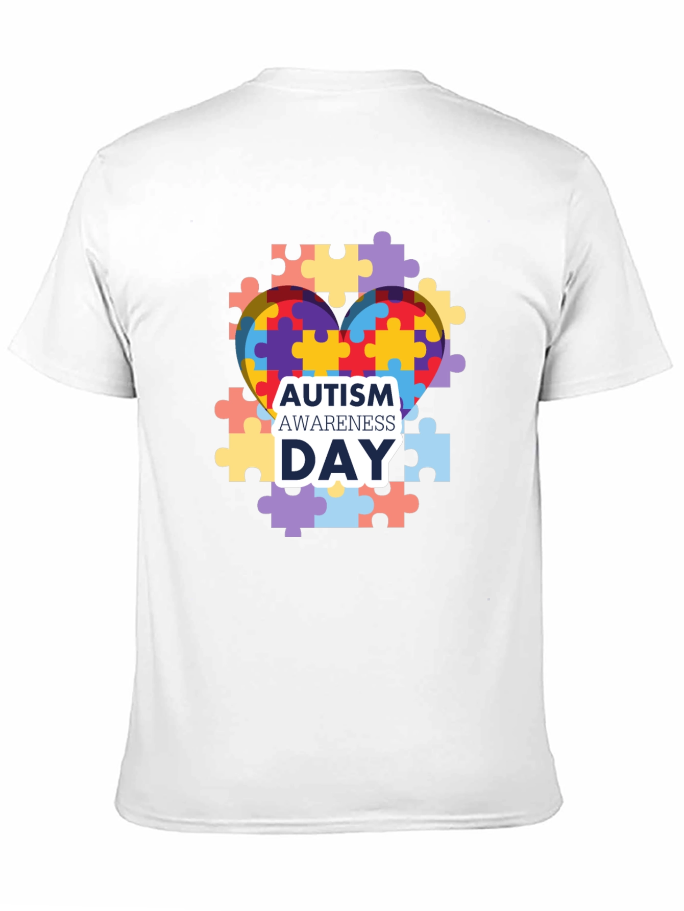 Autism Awareness T-Shirt: Puzzle Heart Design