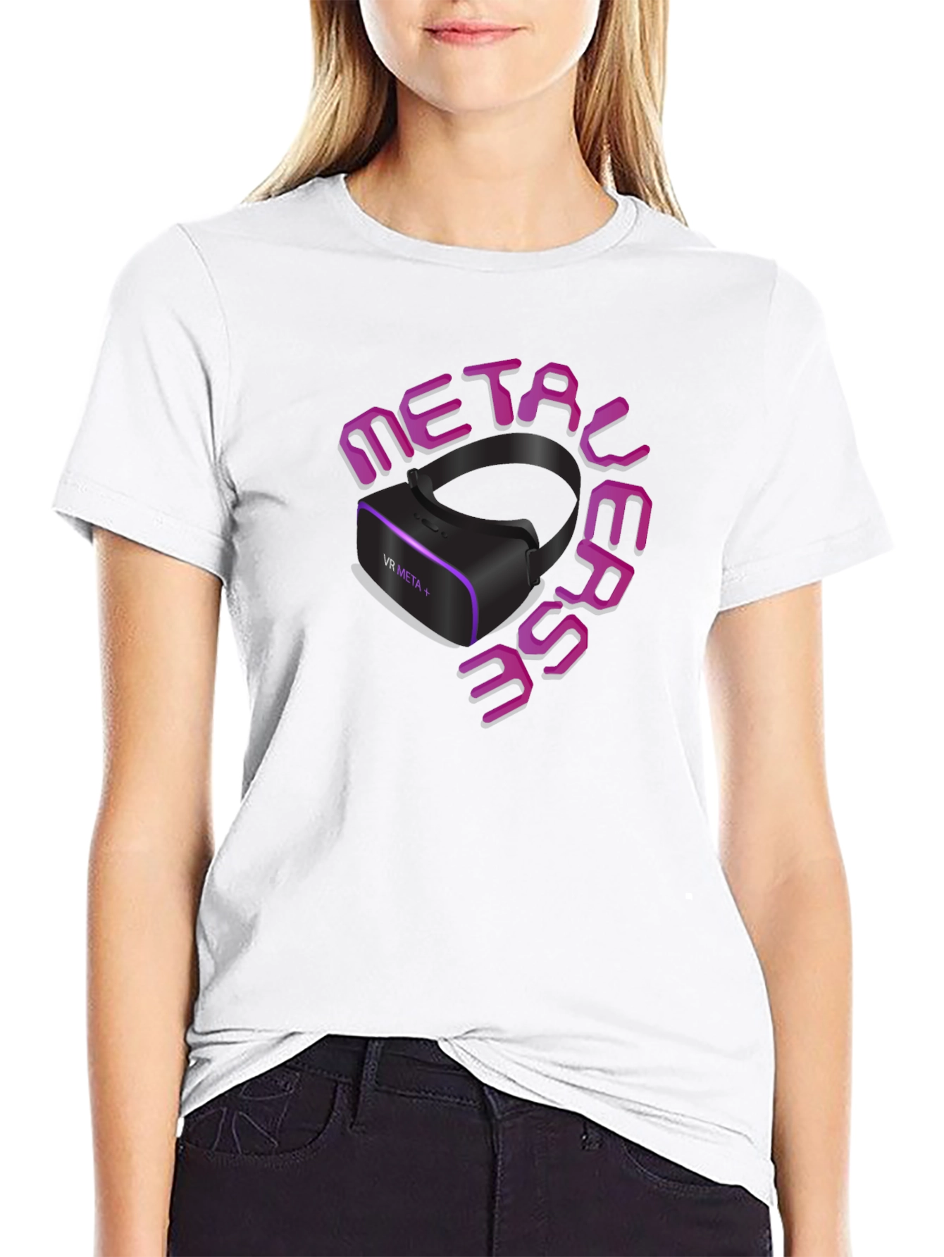 Metaverse VR Headset Graphic T-Shirt