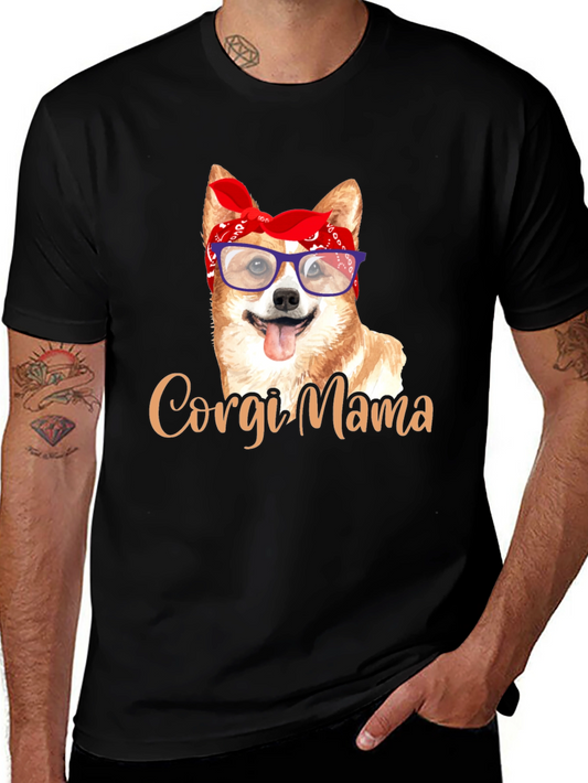 Corgi Mama T-Shirt - Cute Dog Lover Tee
