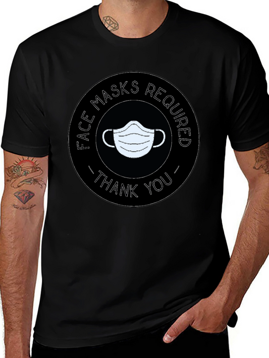 Face Masks Required T-Shirt - Thank You