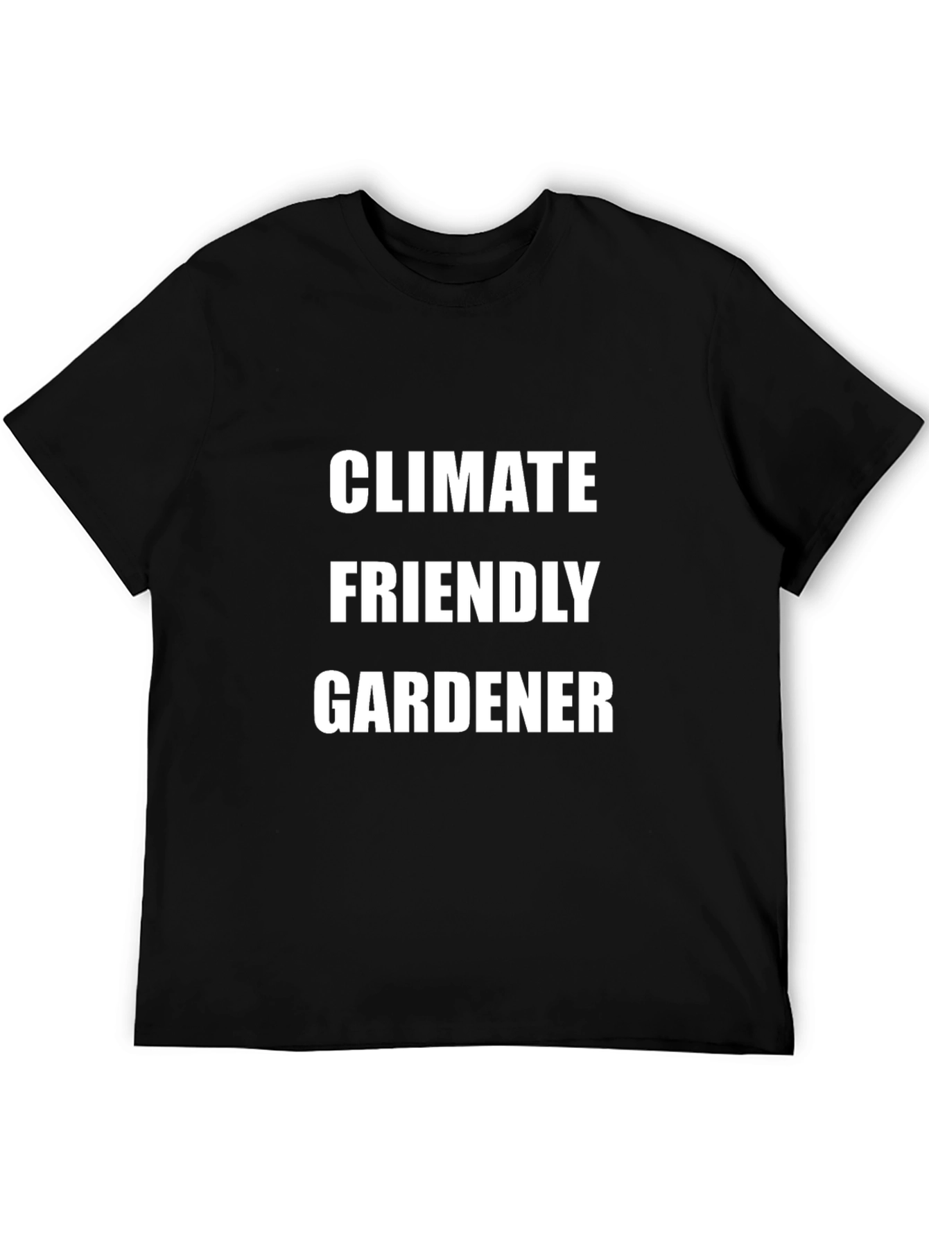 Climate Friendly Gardener T-Shirt - Black