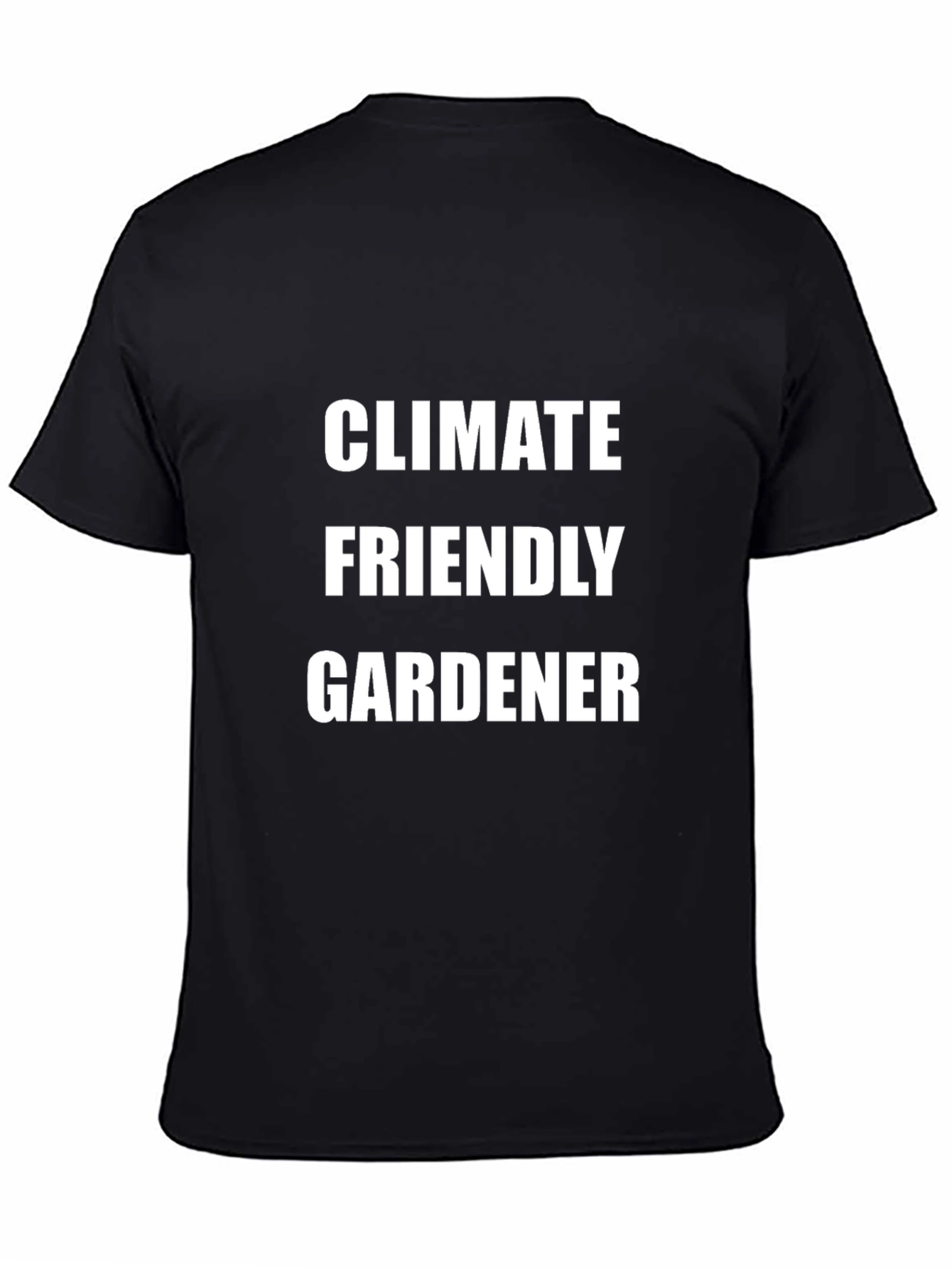 Climate Friendly Gardener T-Shirt - Black